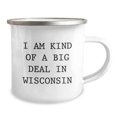 Wisconsin Gifts for Family - I'm Kind Of A Prime Selection In Wisconsin Funny Camping Mug, Perfect for Christmas - Image 2