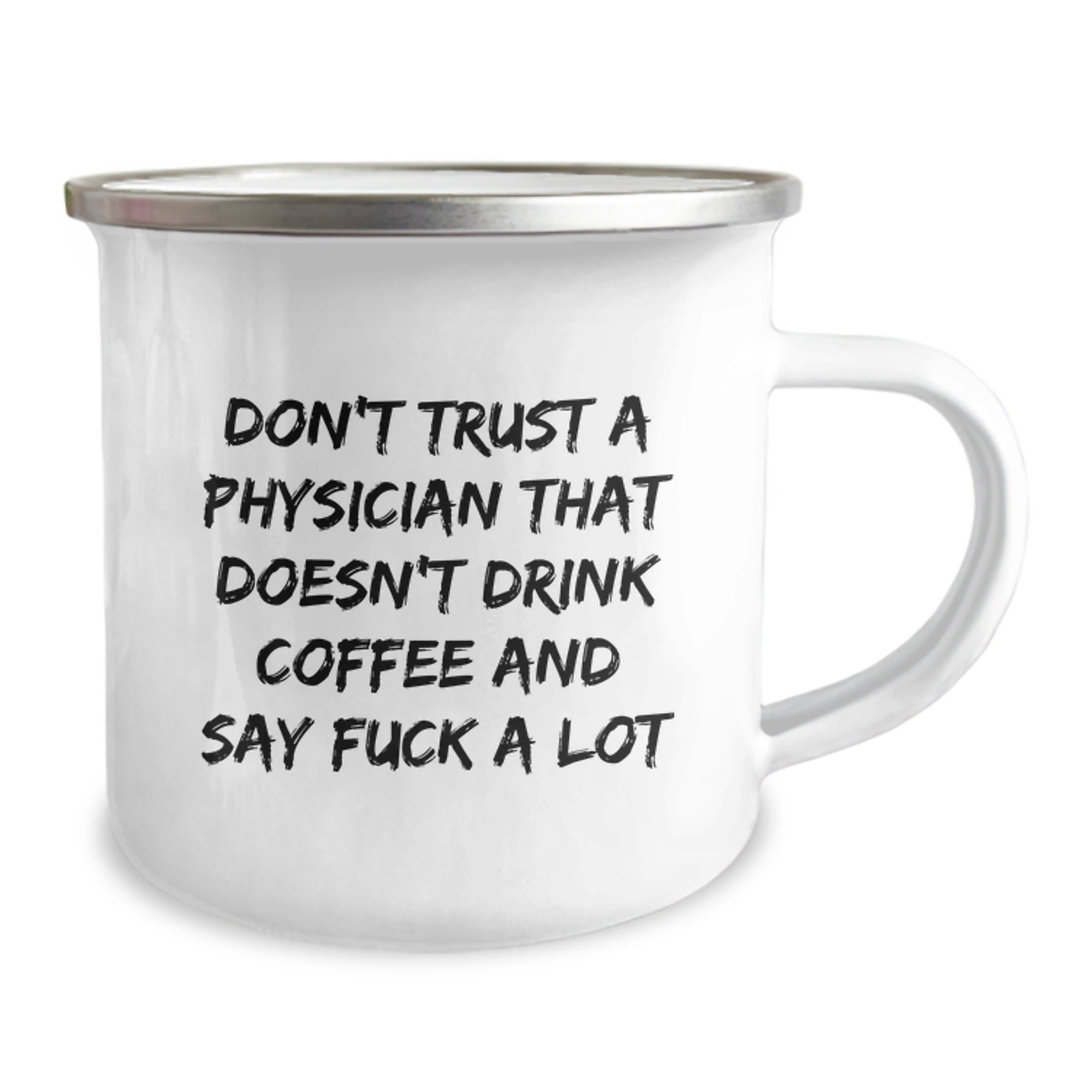 Funny Physician Gifts from Friends, Unique Camping Mug for Physicians, Ideal Gift for Men on Christmas - Image 2