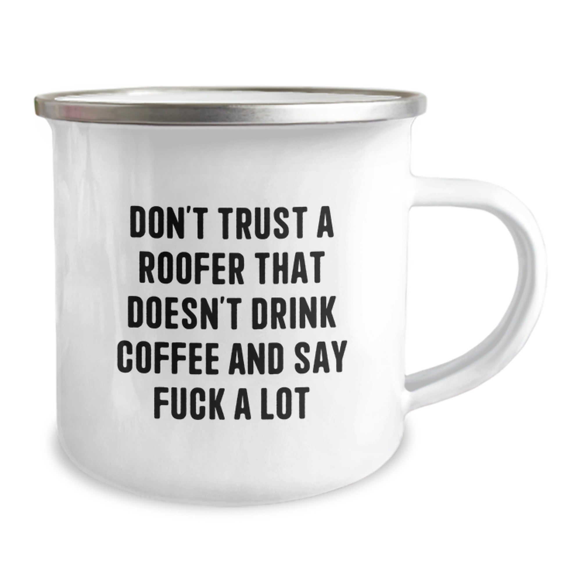 Funny Roofer Gifts from Men to Friends - Don't Trust a Roofer Without His Coffee - Christmas Unique Presents for Men - Image 2