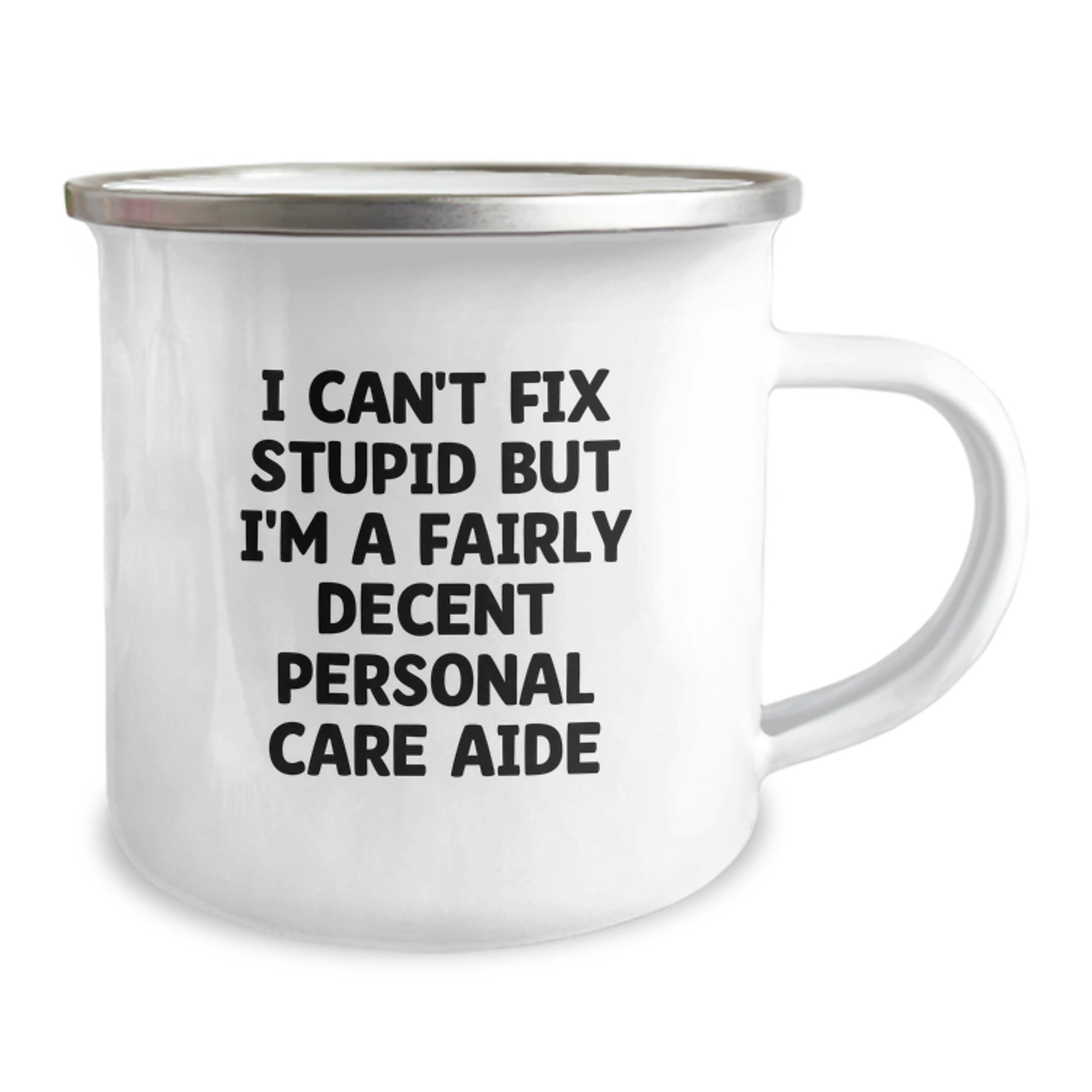 Funny Personal Care Aide Gifts from Friends, Christmas Unique Gifts for Personal Care Aide, Camping Mug with Humor Quote - Image 2