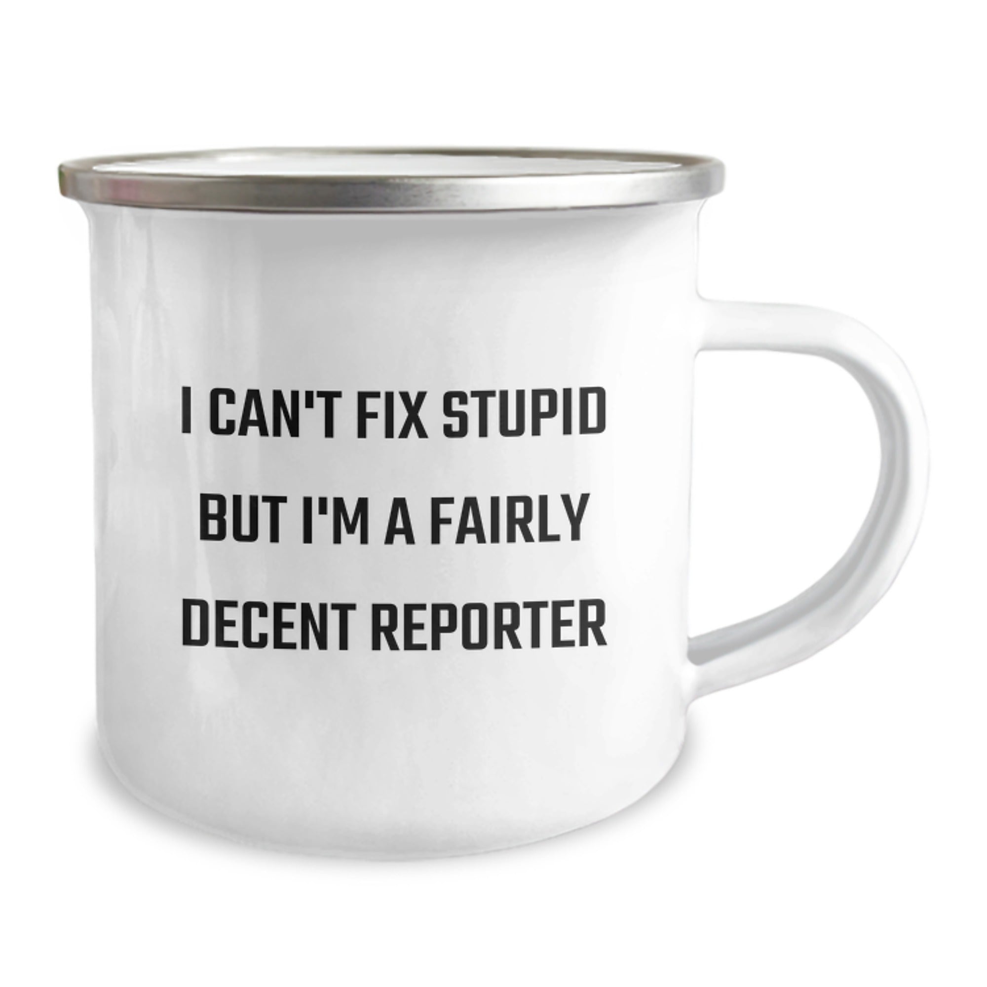 Funny Reporter Camping Mug Gifts from Friends to Men and Women - Unique Christmas Unique Gifts for Reporter Enthusiasts - Image 2
