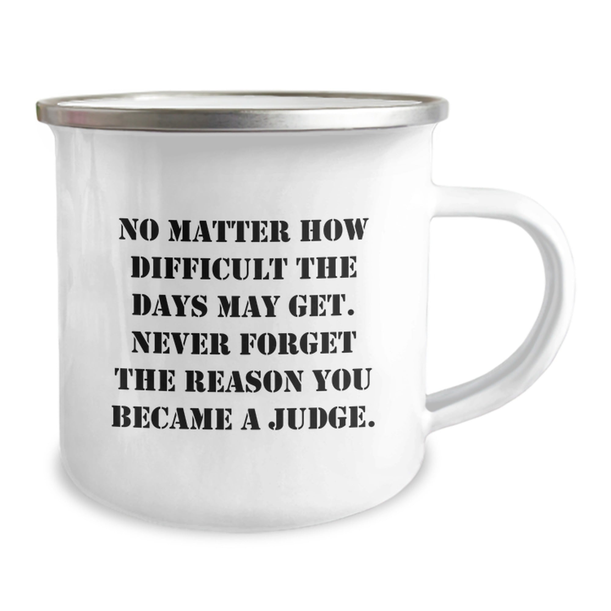 Gifts for Judge Friends - Inspirational Judge Camping Mug, Funny Judge Quotes, Christmas Unique Gifts from Friends, Men, Women, Family - Image 2