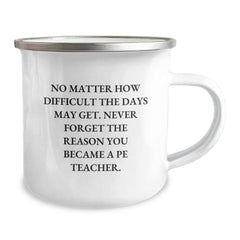 Funny PE Teacher Quotes Gifts from Family to Men PE Teachers Christmas Unique Gifts - Image 2