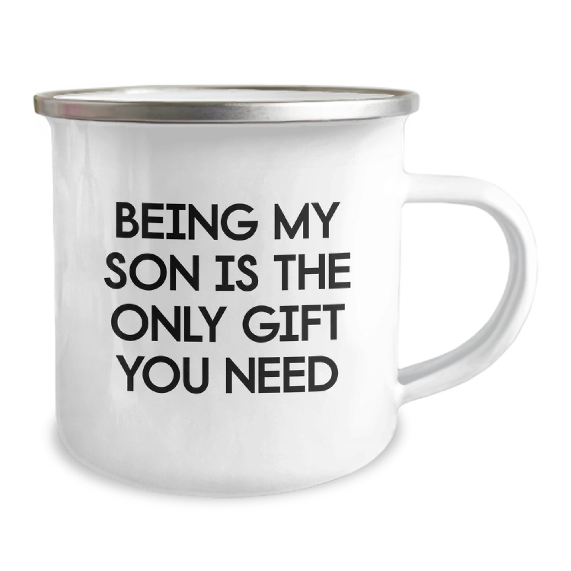Son's Camping Adventure, Funny Quote, Graduation Unique Gifts from Dad to Son, The Perfect Camping Mug - Image 2