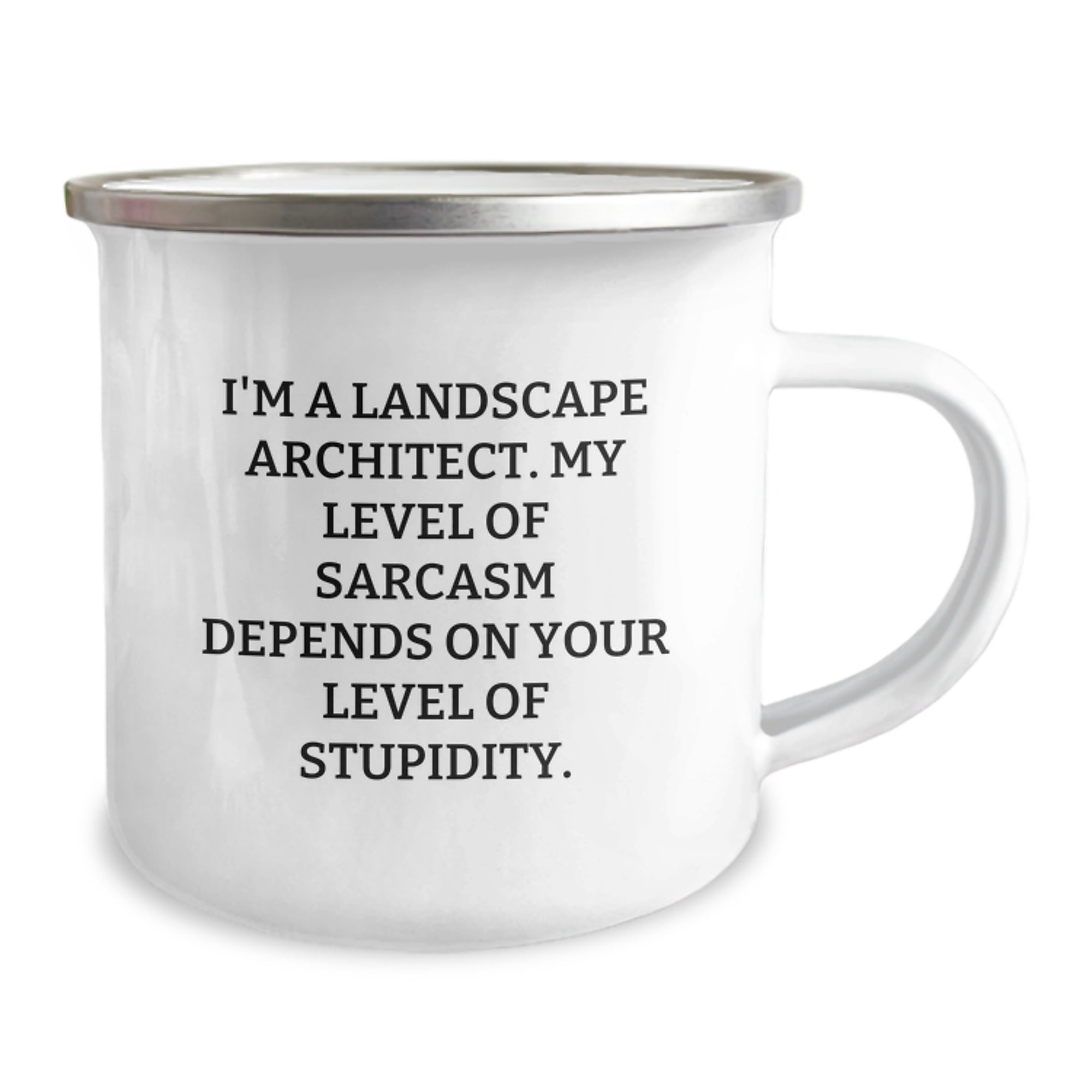 Landscape Architect Gifts, Funny Sarcasm Camping Mug, 12 oz, Graduation Unique Gifts from Family to Landscape Architect Friends - Image 2