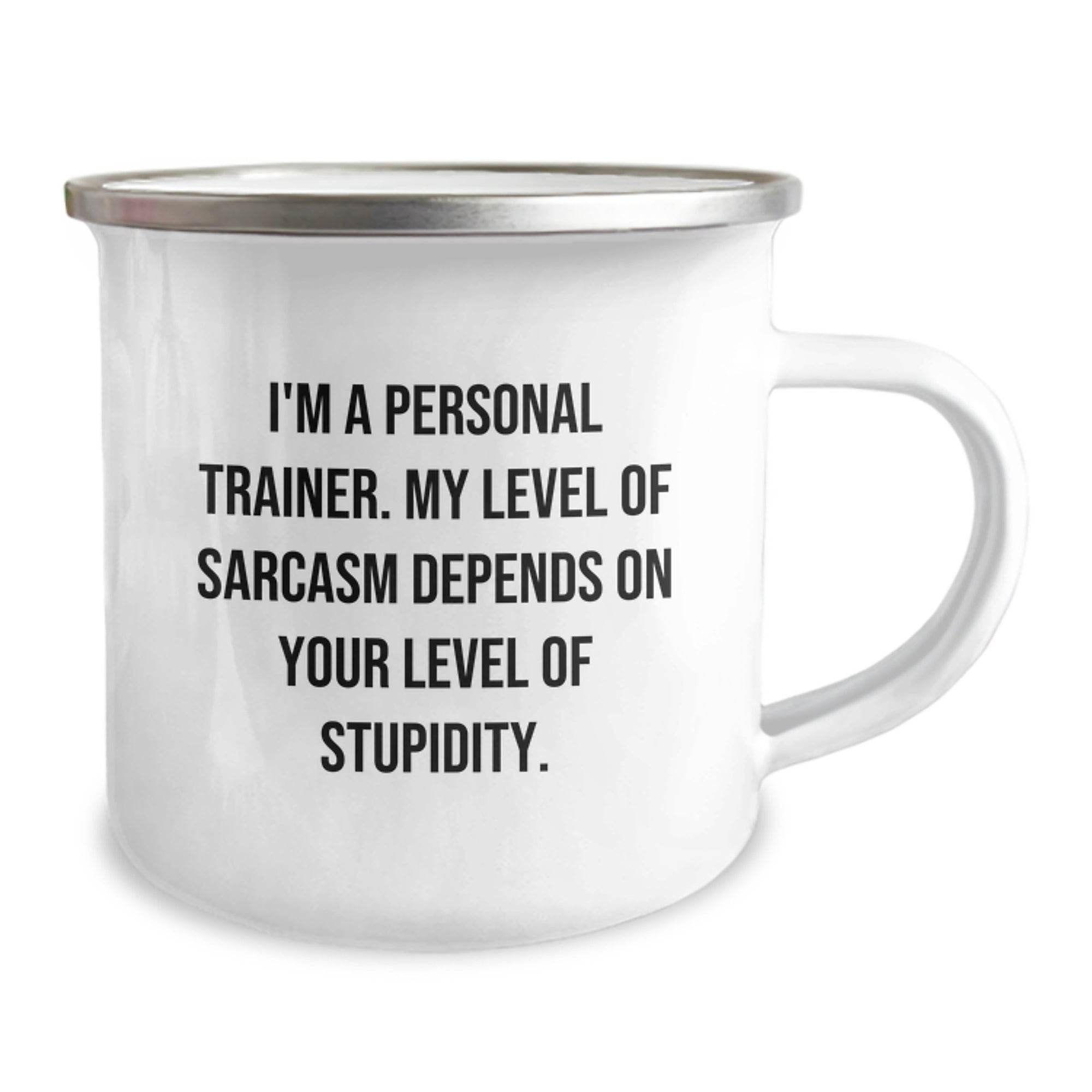 Personal Trainer Camping Mug Funny Sarcasm Gifts from Friends for Graduation - Image 2