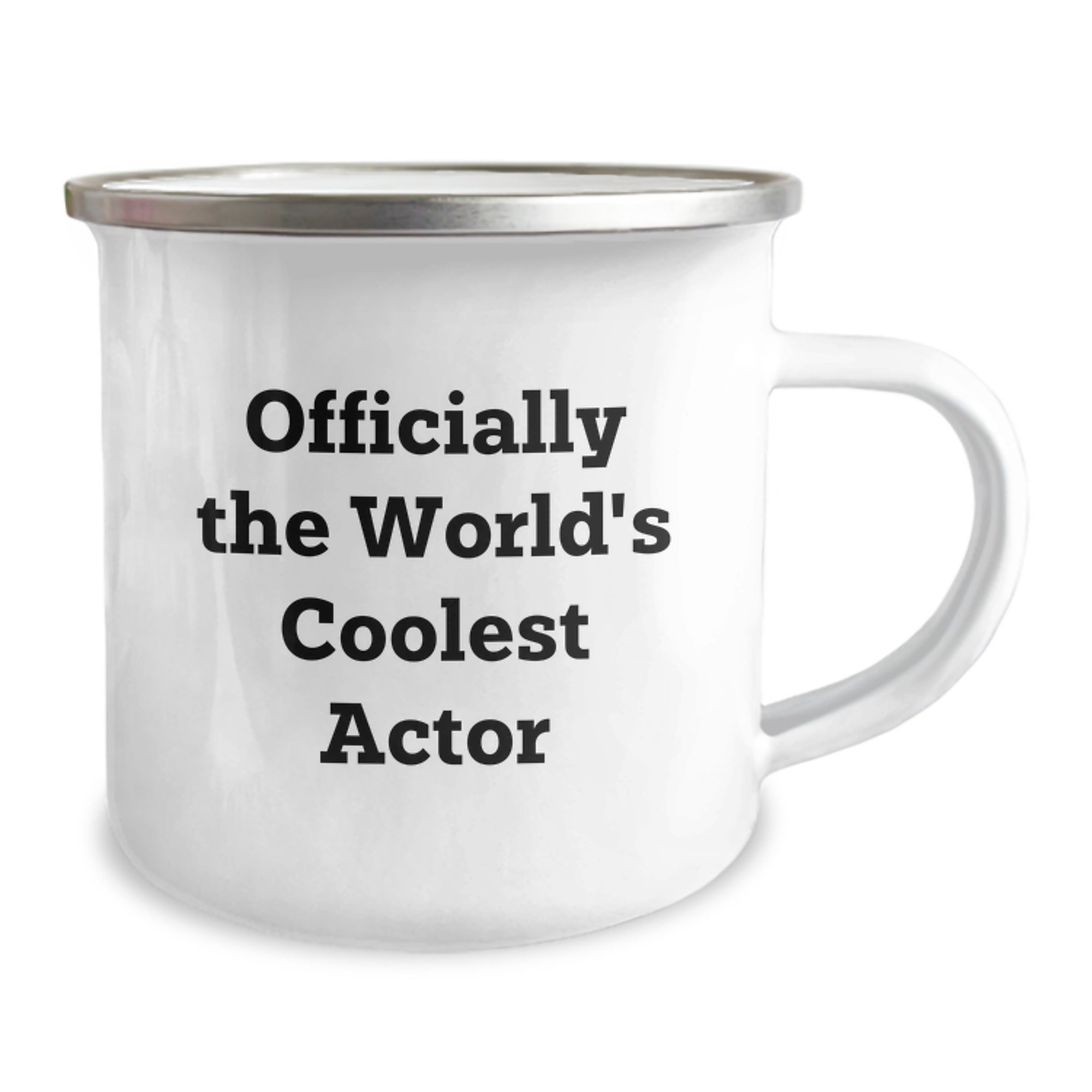 Funny Actor Gifts from Friends for Actor Camping Mug World's Coolest Actor Quote Christmas - Image 2