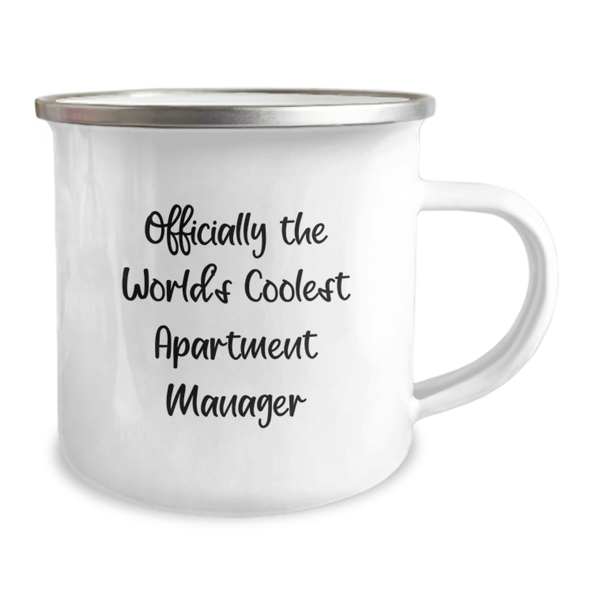 Funny Gifts for Apartment Manager - 'Officially The Worlds Coolest' Camping Mug, Perfect for a Unique Christmas Unique Gift Idea, Funny Office Mugs for Men, Women, or Coworkers - Image 2