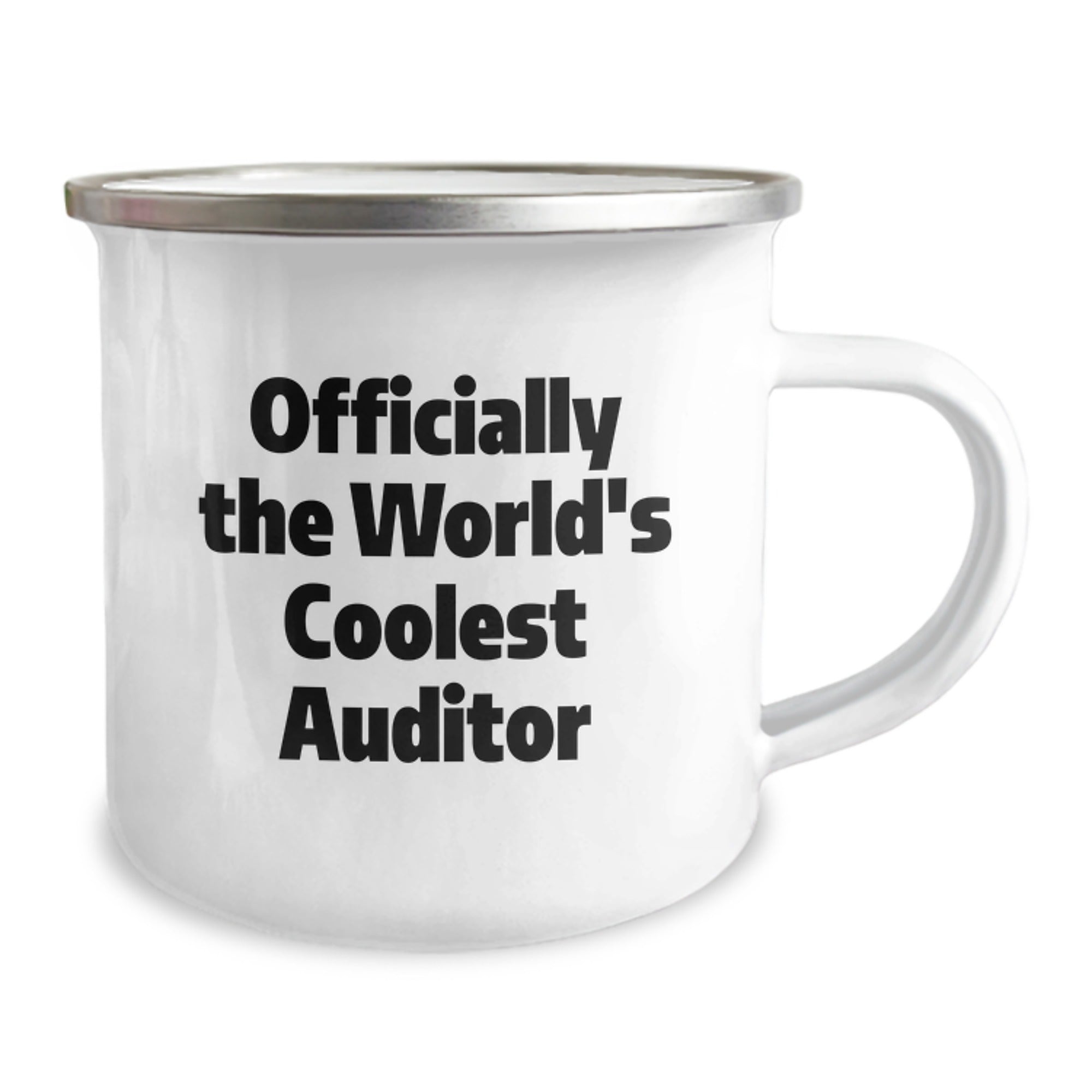 Funny Auditor Gifts for Men from Family - Officially The World's Coolest Auditor Camping Mug - Image 2