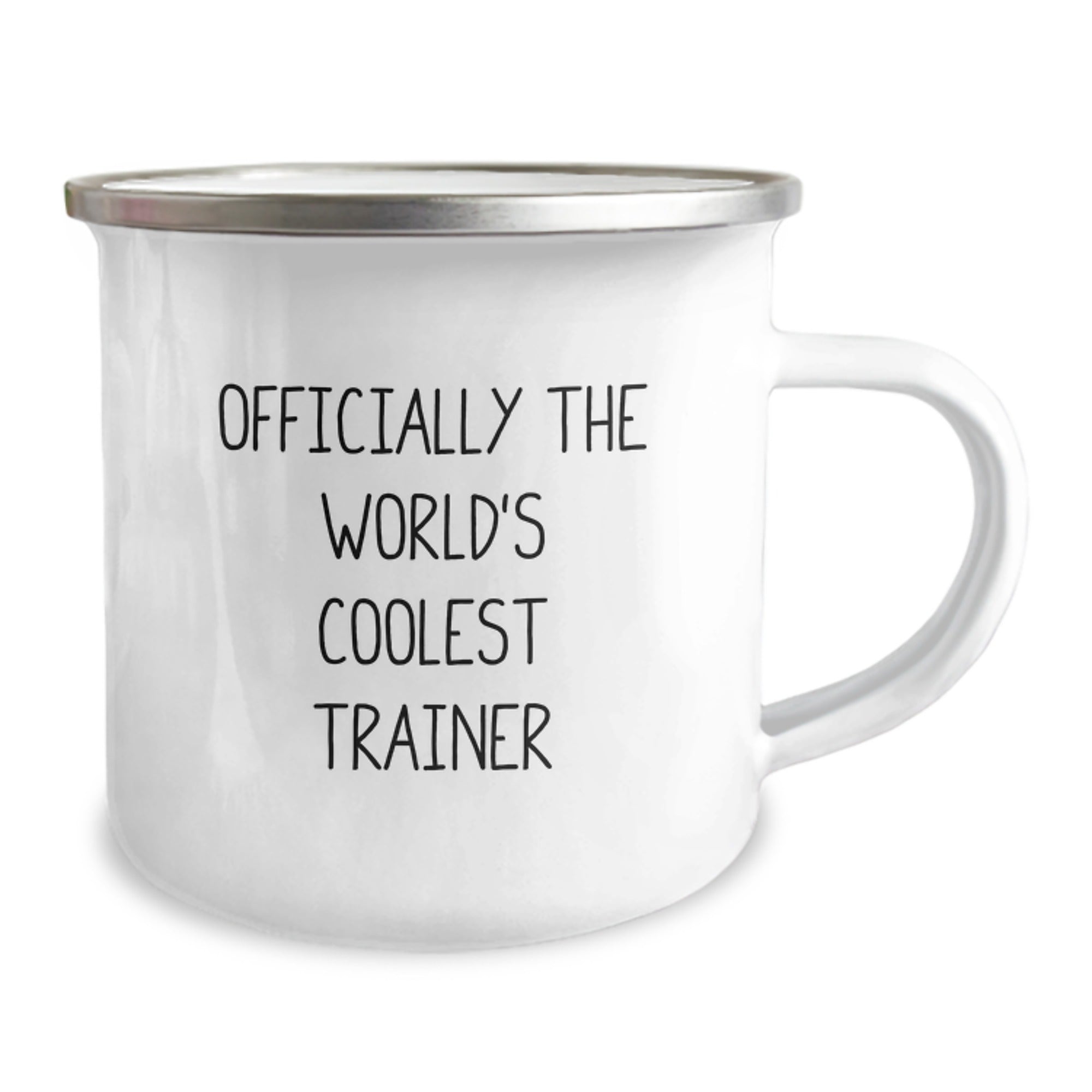 Funny Trainer Gifts for Christmas from Men, Friends, Coworkers - Officially The World's Coolest Trainer Camping Mug - Image 2