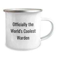 Funny Warden Gifts, Christmas Unique Gifts for Warden, Coolest Camping Mug - Image 2