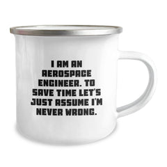 Aerospace Engineer Humor Funny Camping Mug Gifts for Men Women Friends Christmas Unique Presents from Family - Image 2