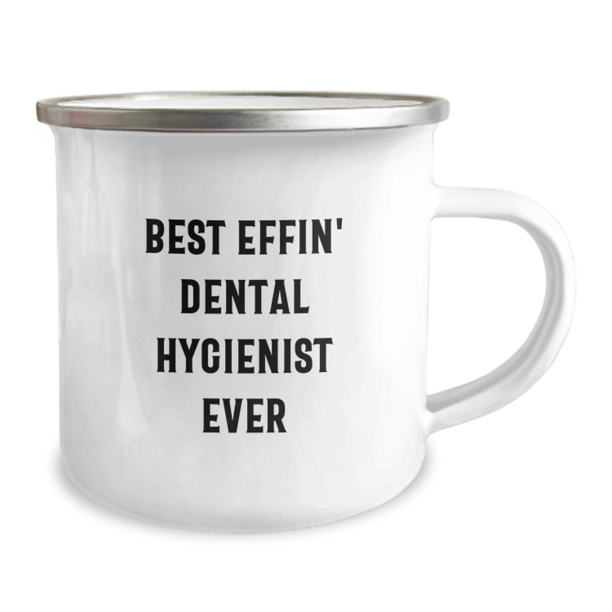 Funny Dental Hygienist Gifts from Friends for Best Effin' Dental Hygienist Ever, Camping Mug for Graduation Celebration - Image 2