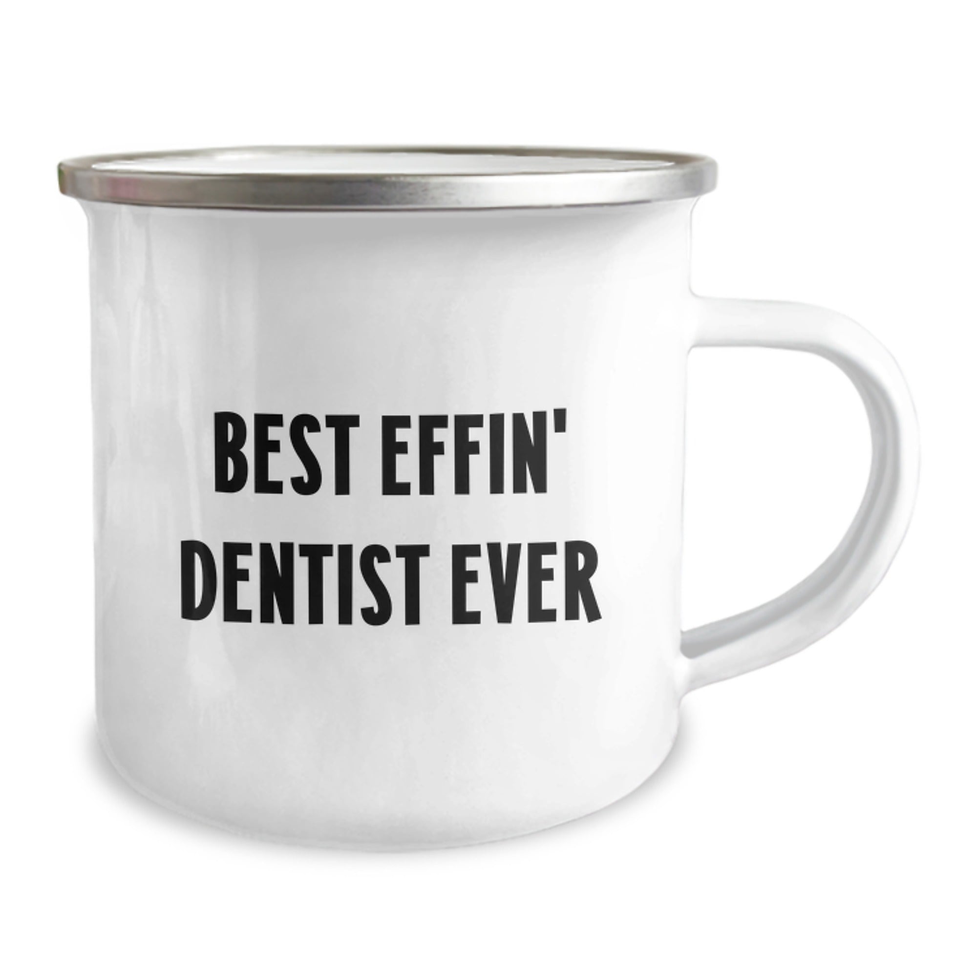 Funny Dentist Gifts for Men, Best Effin' Dentist Ever Camping Mug, Unique Christmas Unique Gifts for Him - Image 2