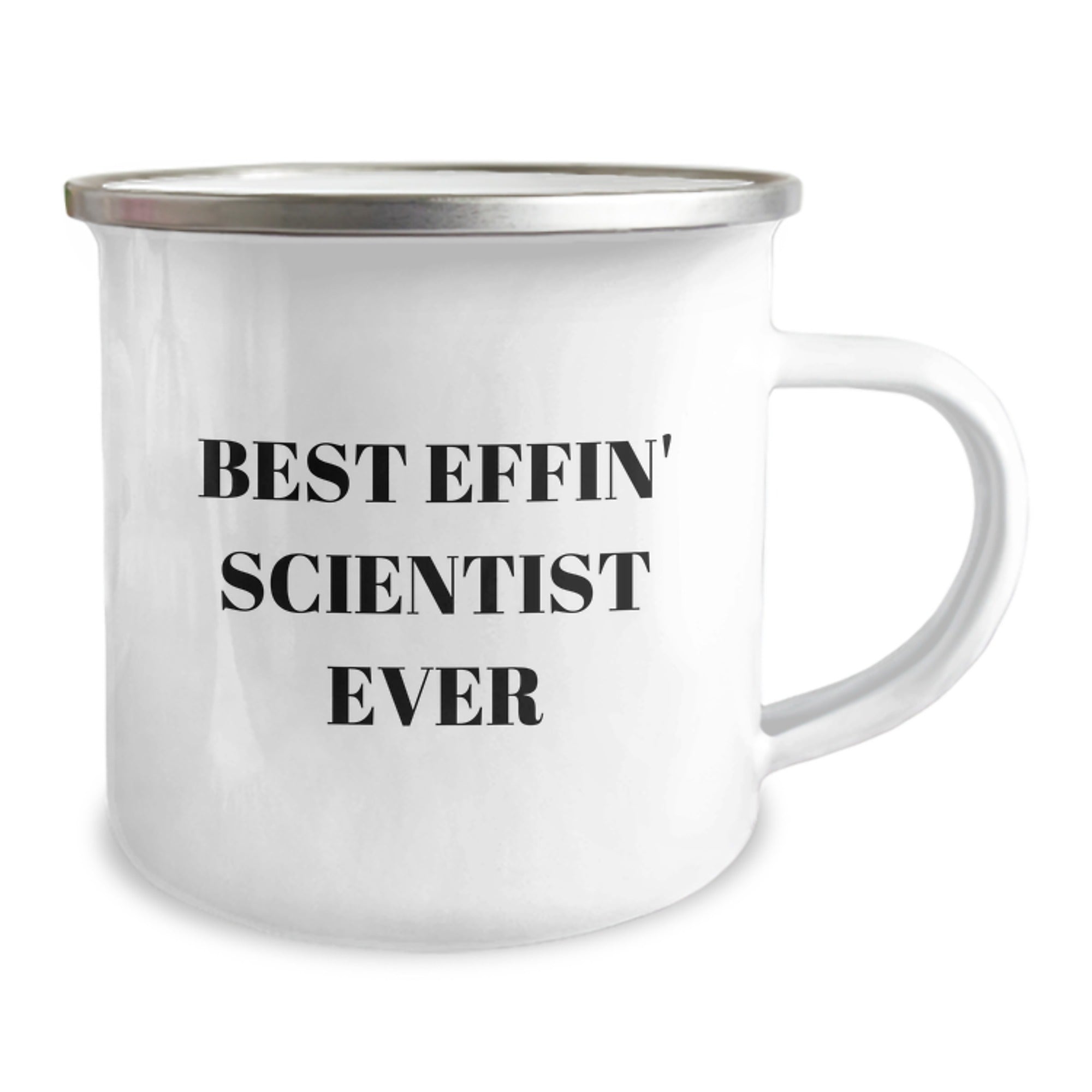 Funny Scientist Camping Mug, Best Effin' Scientist Ever Quote, Gifts for Men, Women, or Friends, Graduation Unique Gifts from Family - Image 2