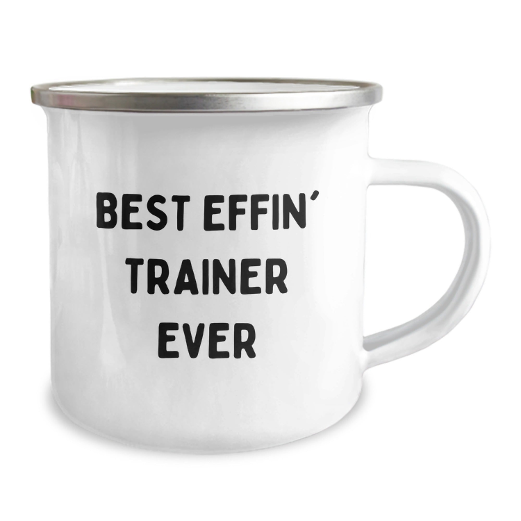 Funny Trainer Gifts from Friends - Best Effin' Trainer Ever Camping Mug for Christmas Unique Gifts for Men Women Coworkers Family - Image 2