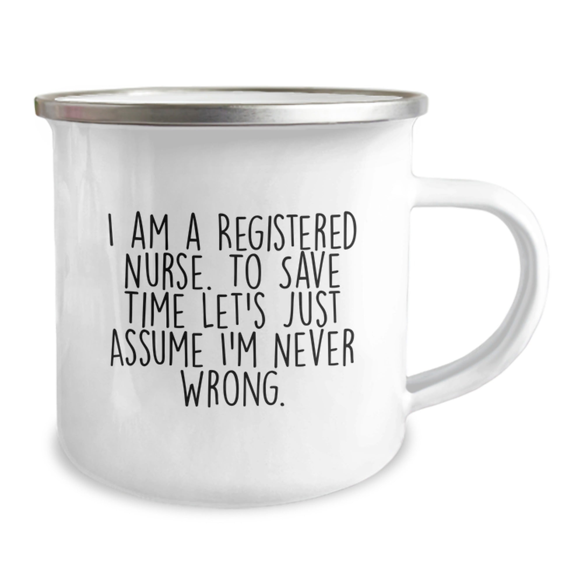 Funny Gifts for Registered Nurse Friends from Family, Christmas Unique Gifts Idea, Stainless Steel Camping Mug with Quote - Image 2