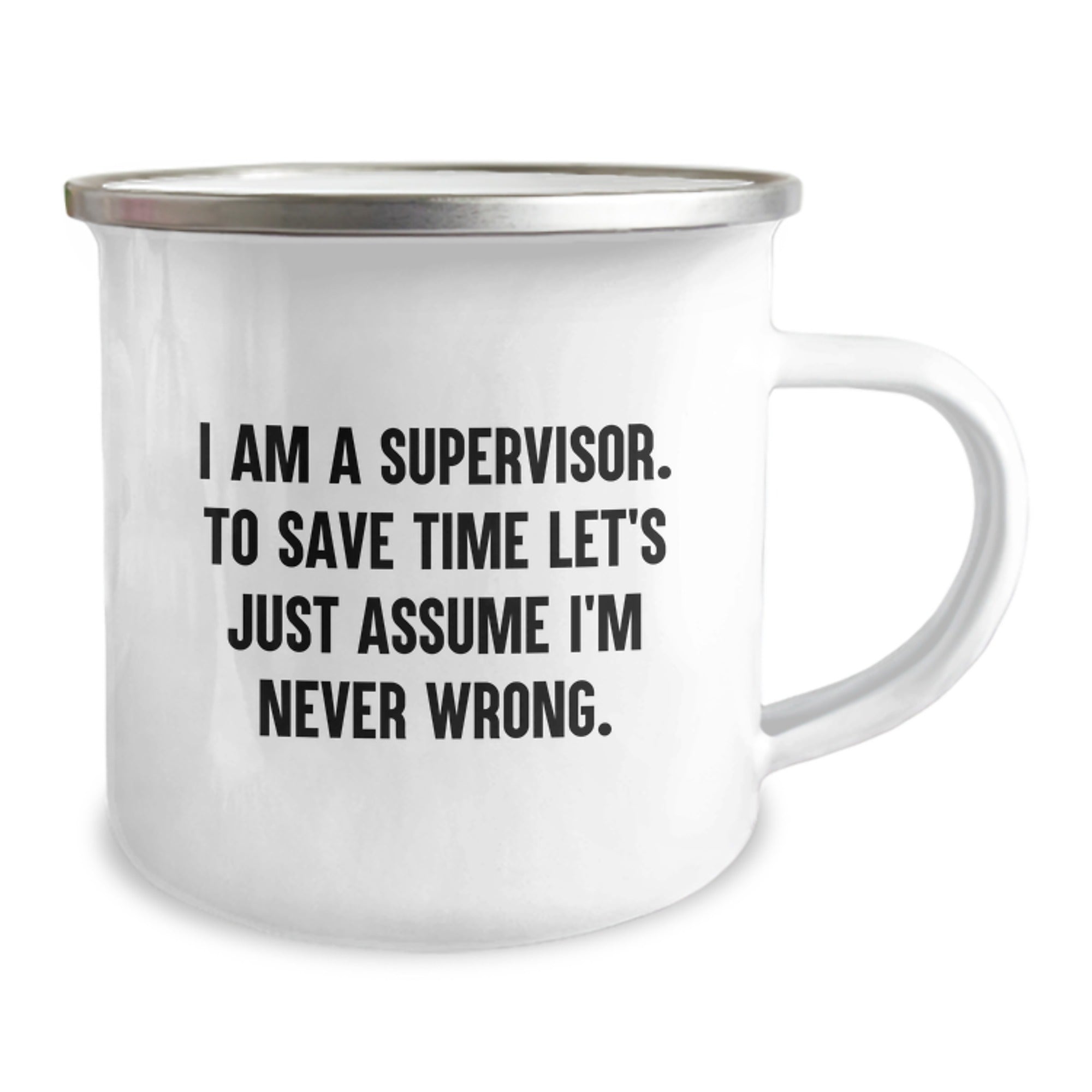 Funny Supervisor Camping Mug Gifts for Men, Friends, or Colleagues - Unique Christmas Memorable Presents from Family - Image 2