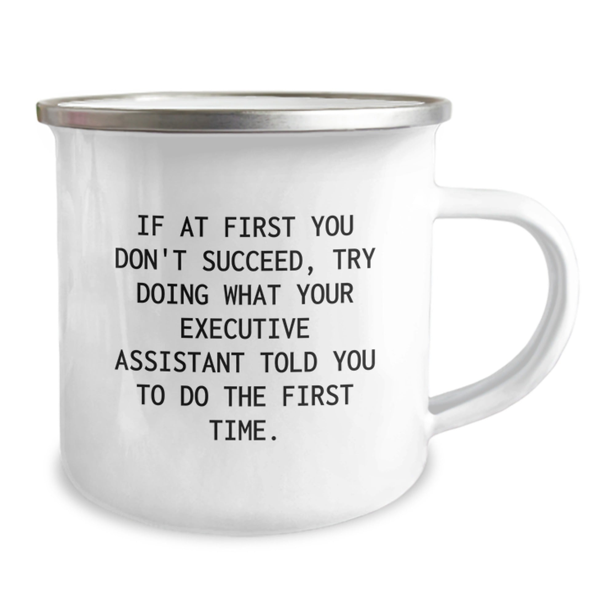 Funny Executive Assistant Gifts from Friends and Family - Christmas Unique Gifts for Executive Assistant Camping Mug - Image 2
