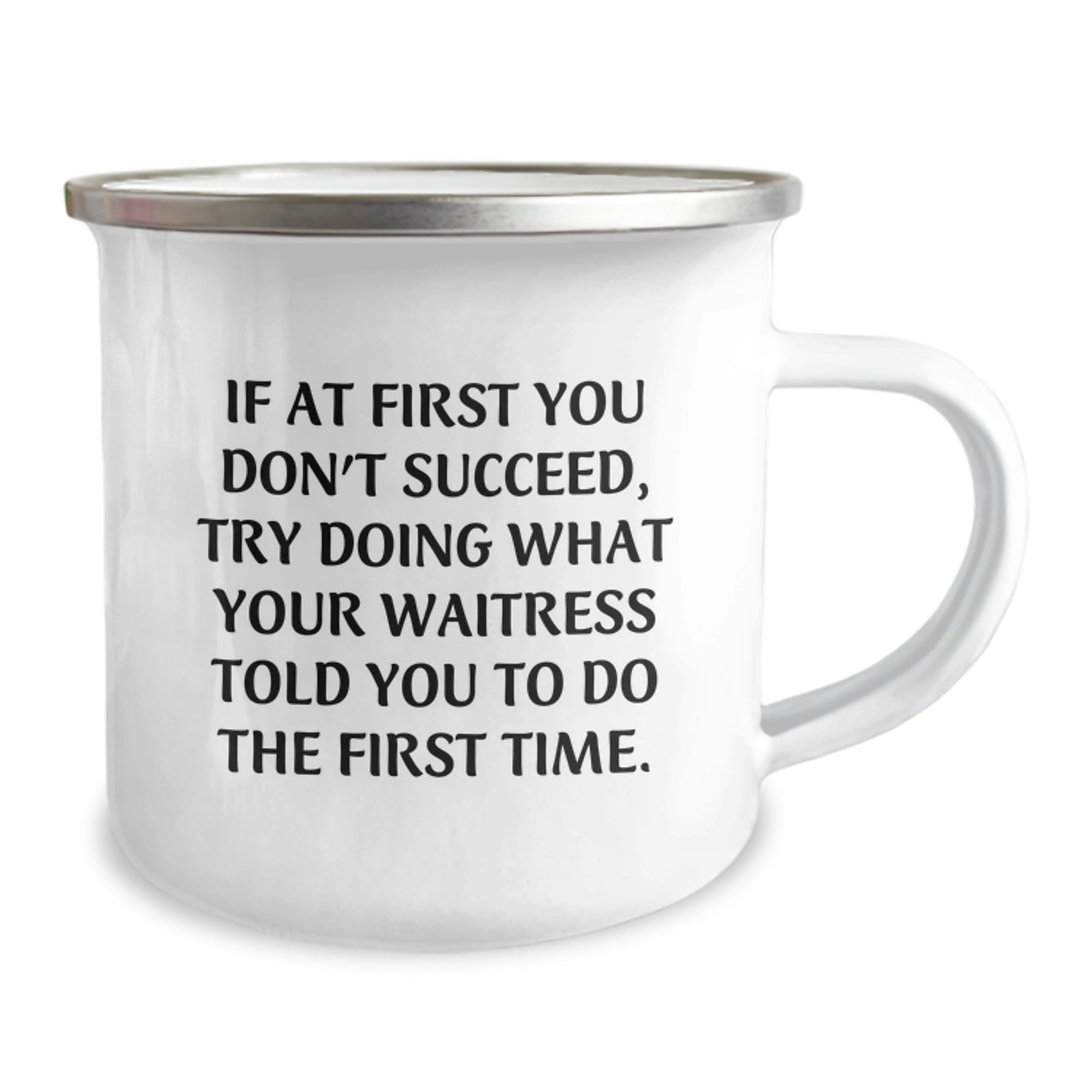 Funny Waitress Gifts from Coworkers for Waitress, Inspirational Camping Mug for Graduation - Image 2