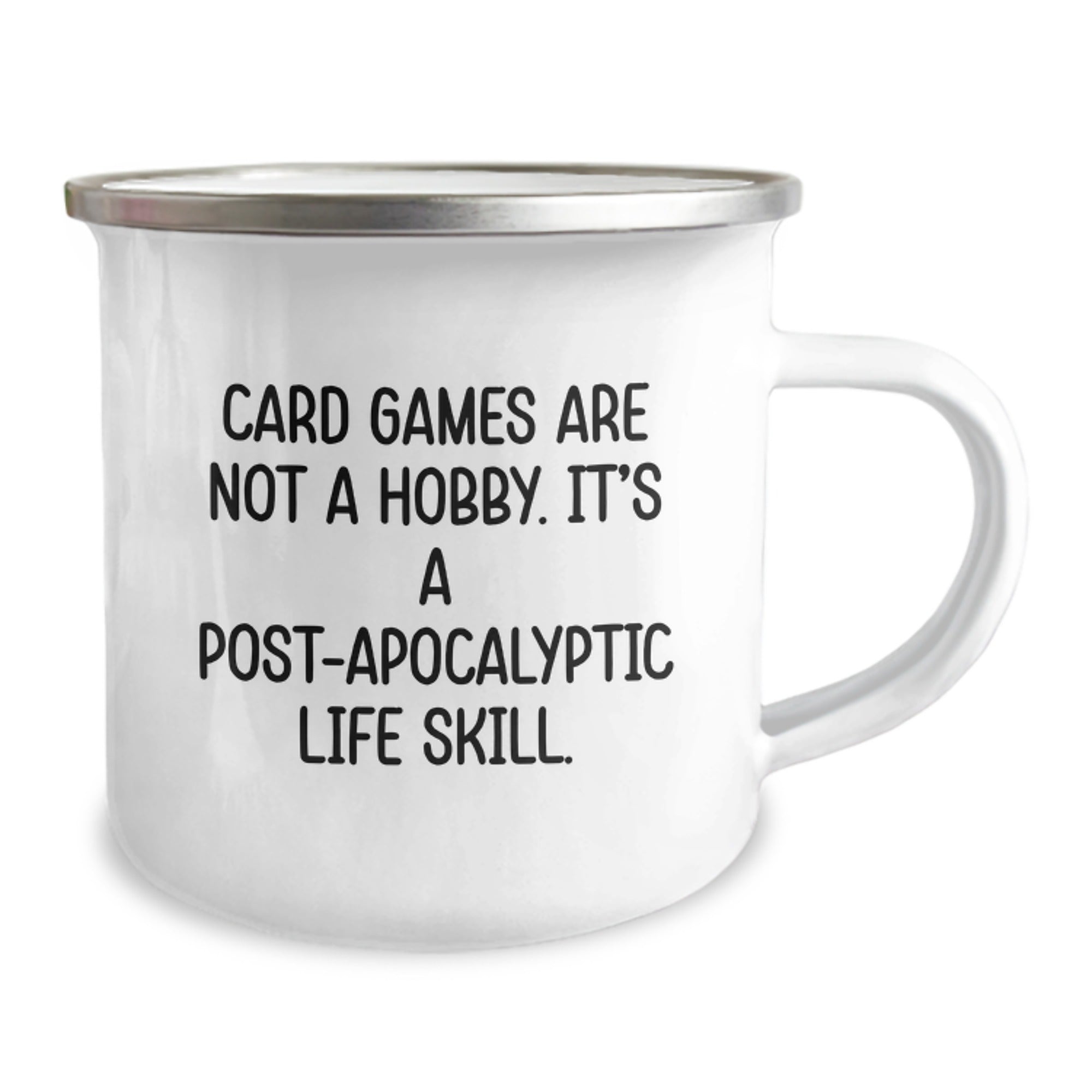 Funny Card Games Camping Mug Gift for Friends and Family 'Card Games Are Not A Hobby' Christmas Unique Gifts from Men to Women - Image 2