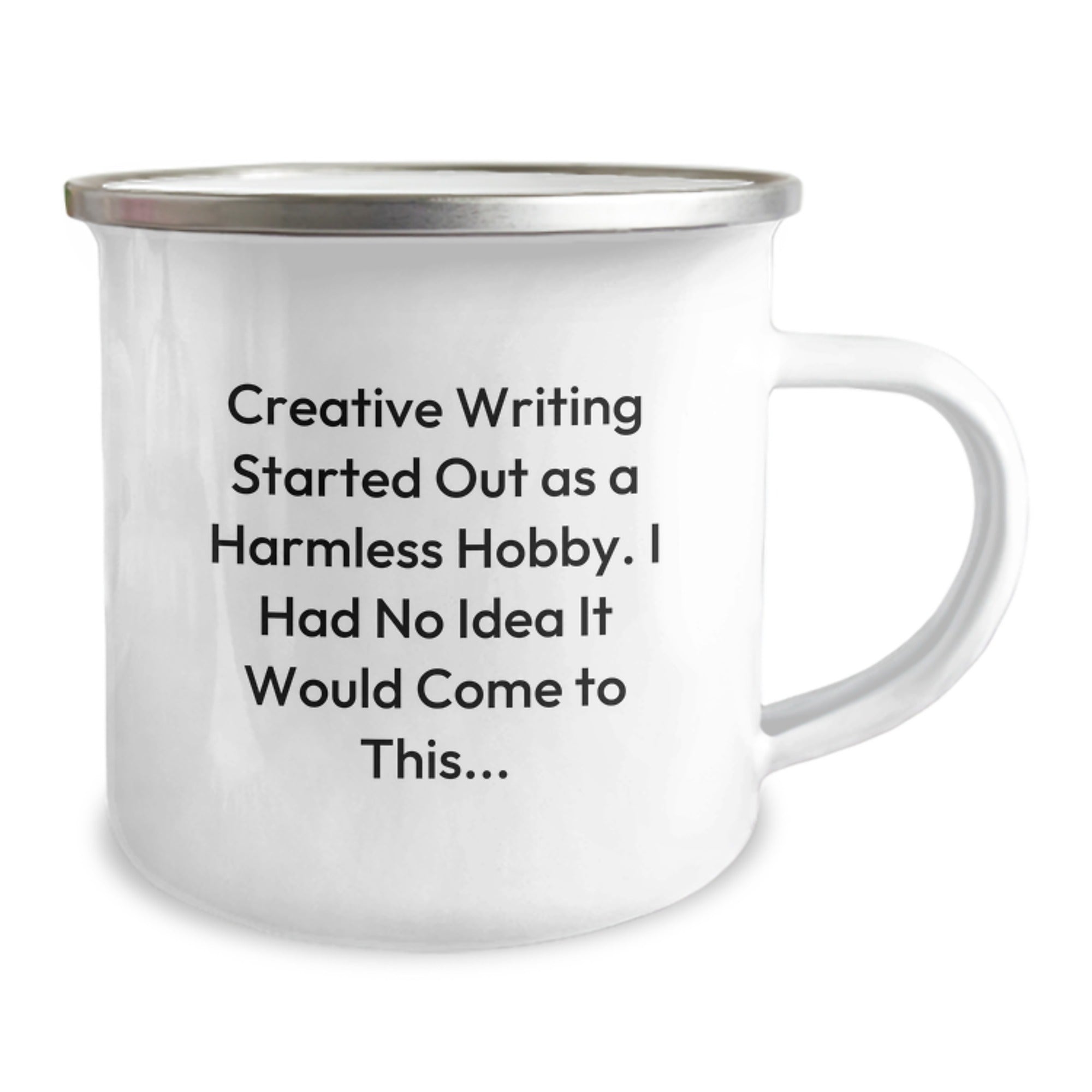 Creative Writing Camping Mug, Funny Quote, Gifts for Creative Writing Enthusiasts, Friends, Family, from Men, Women, or Coworkers, Christmas Unique Gifts - Image 2