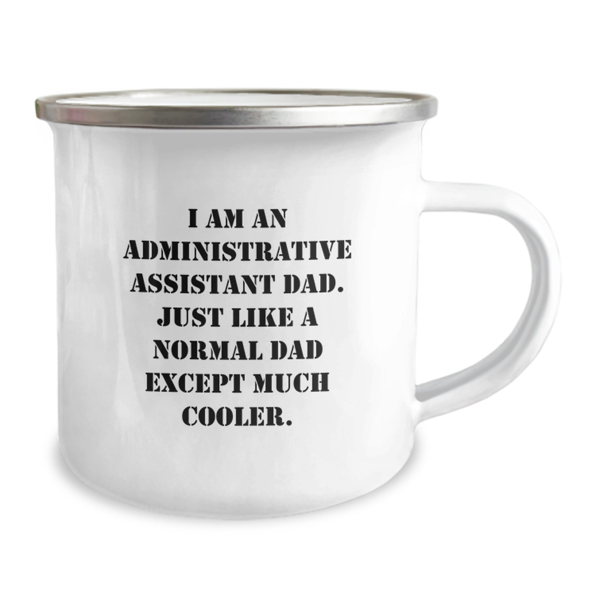 Administrative Assistant Dad Funny Camping Mug Gifts for Dad from Family this Christmas Unique - Image 2