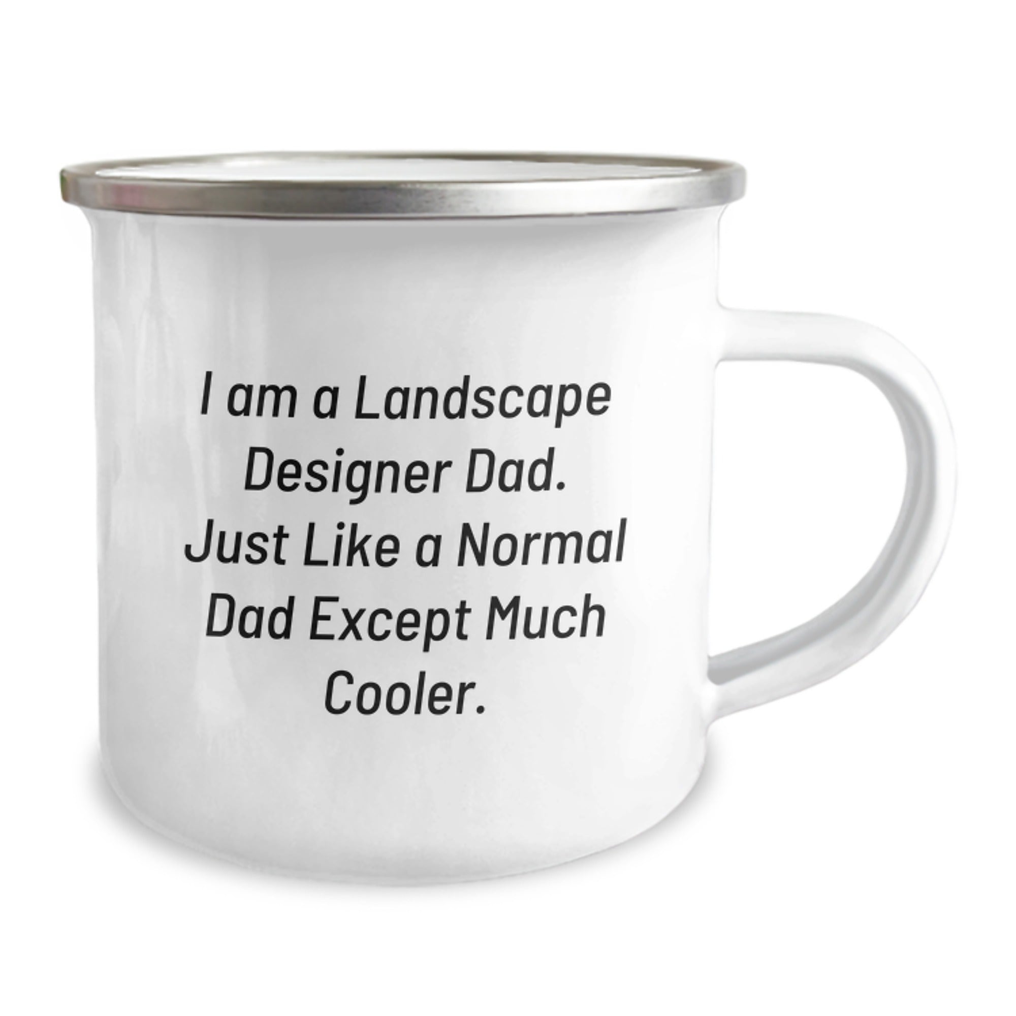 Funny Landscape Designer Gifts from Dad - I Am A Landscape Designer Dad, Camping Mug for Birthday, Unique Gifts for Landscape Designer Dads, Men, Friends, Family - Image 2