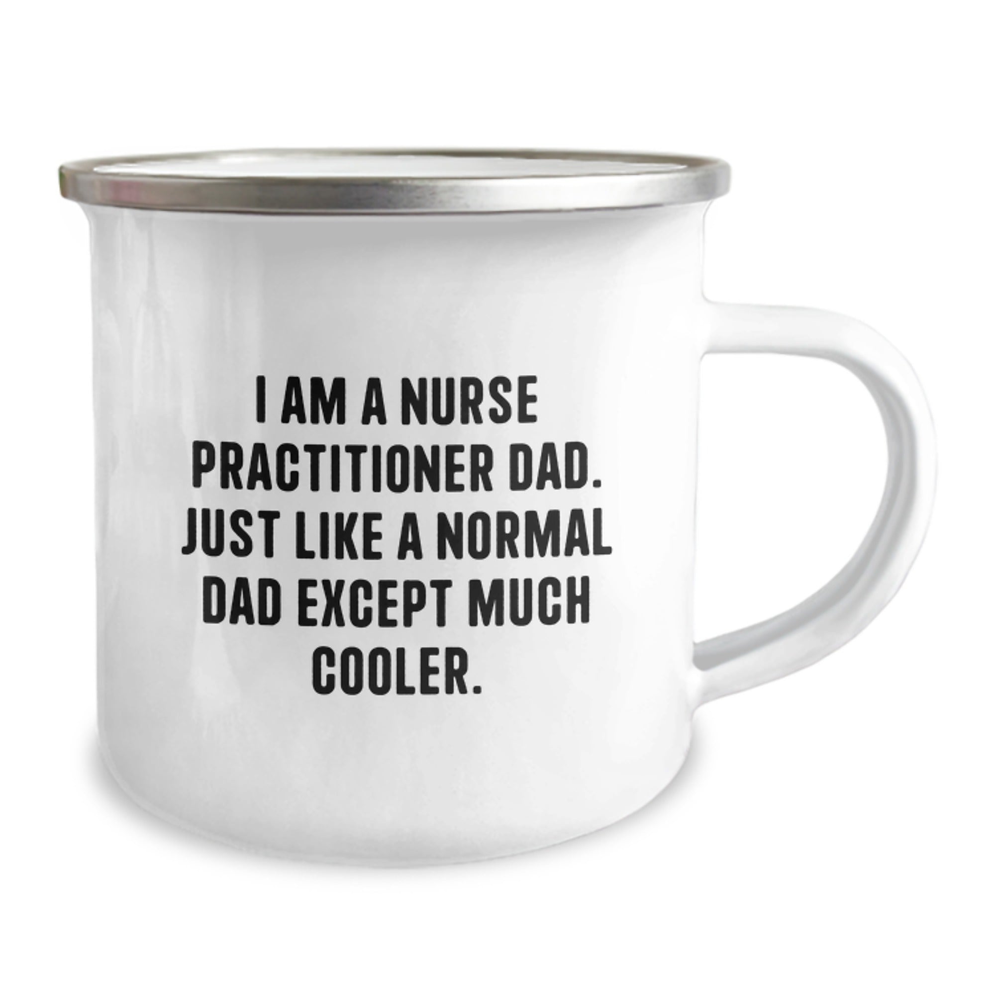Nurse Practitioner Dad Funny Camping Mug Gifts for Graduation from Men, Nurse Practitioner Gifts for Dad, Mom, Family, Coworkers, Friends, Unique Graduation Gifts for Nurse Practitioner - Image 2