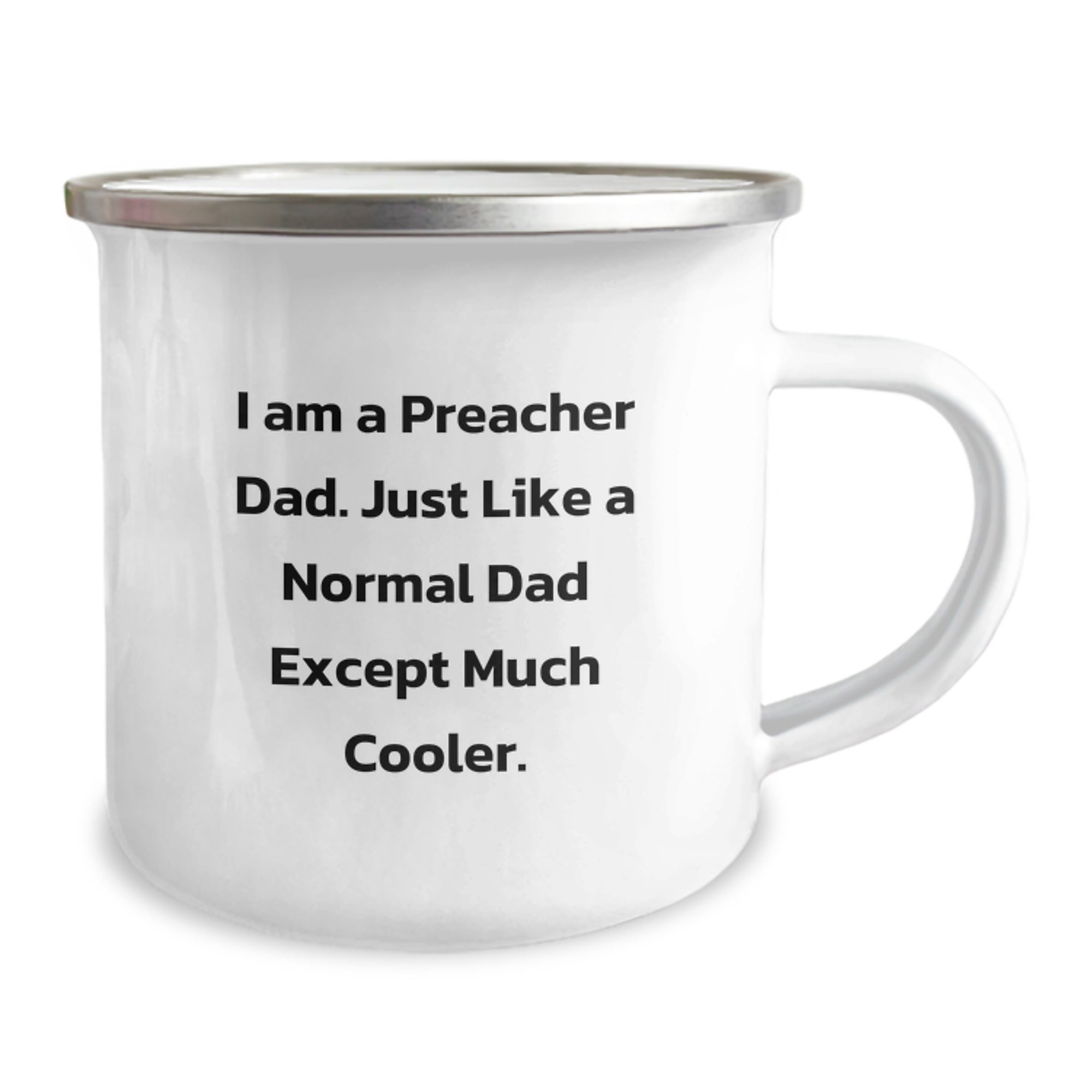 Funny Preacher Gifts for Friends and Family, I Am A Preacher Dad Gifts, Camping Mug for Birthday, Gifts from Men to Preacher, Preacher Dad's Cool Mug - Image 2