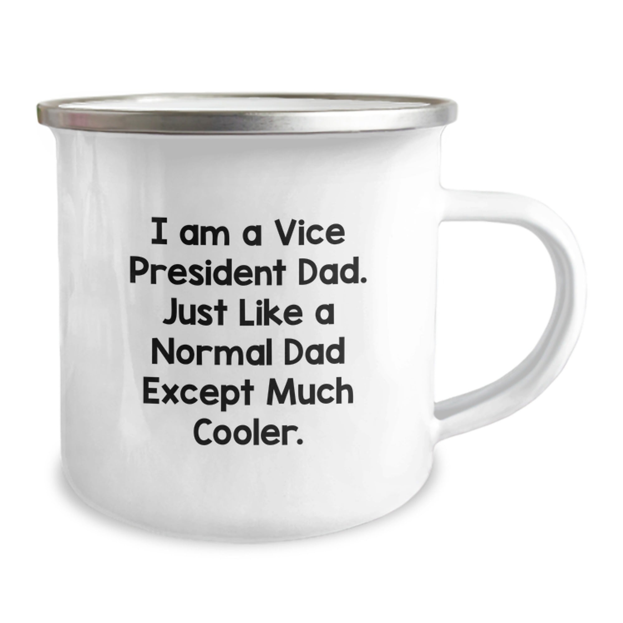 Funny Vice President Gifts for Men, Vice President Dad Camping Mug, 'I Am A Vice President Dad', Christmas Unique Gifts from Family, Vice President Funny Mug - Image 2