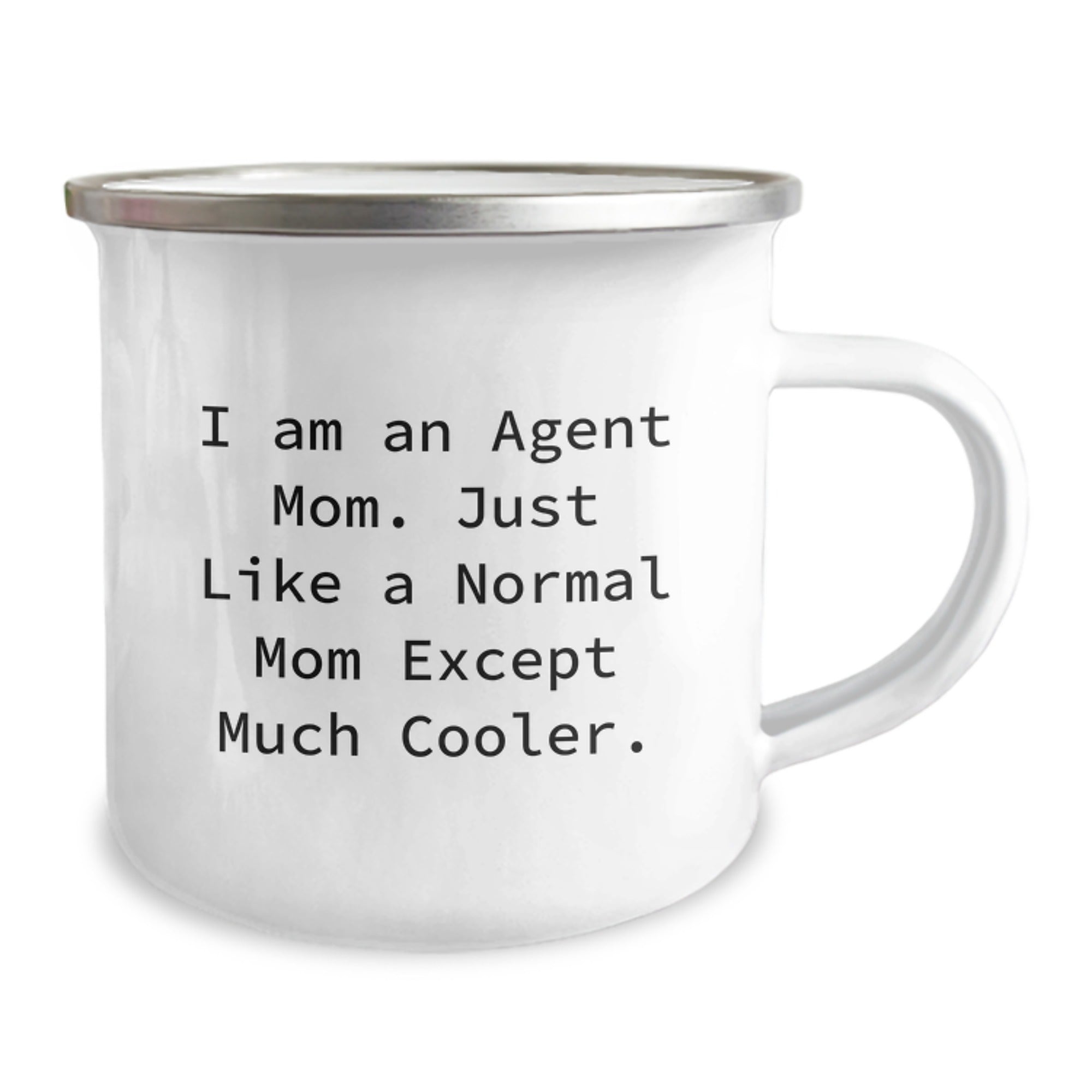 Funny Agent Gifts, Camping Mugs for Agent Moms, I Am An Agent Mom Mugs for Christmas Unique Gifts from Family to Agent Dad or Friends - Image 2
