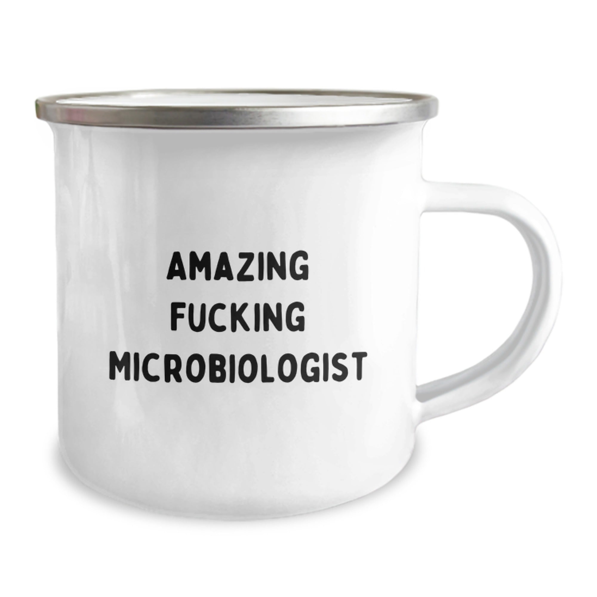 Funny Microbiologist Gifts for Him Her Friends Coworkers Family - Amazing F--king Microbiologist Quote on Camping Mug, Birthday Unique Gifts from Men Women - Image 2