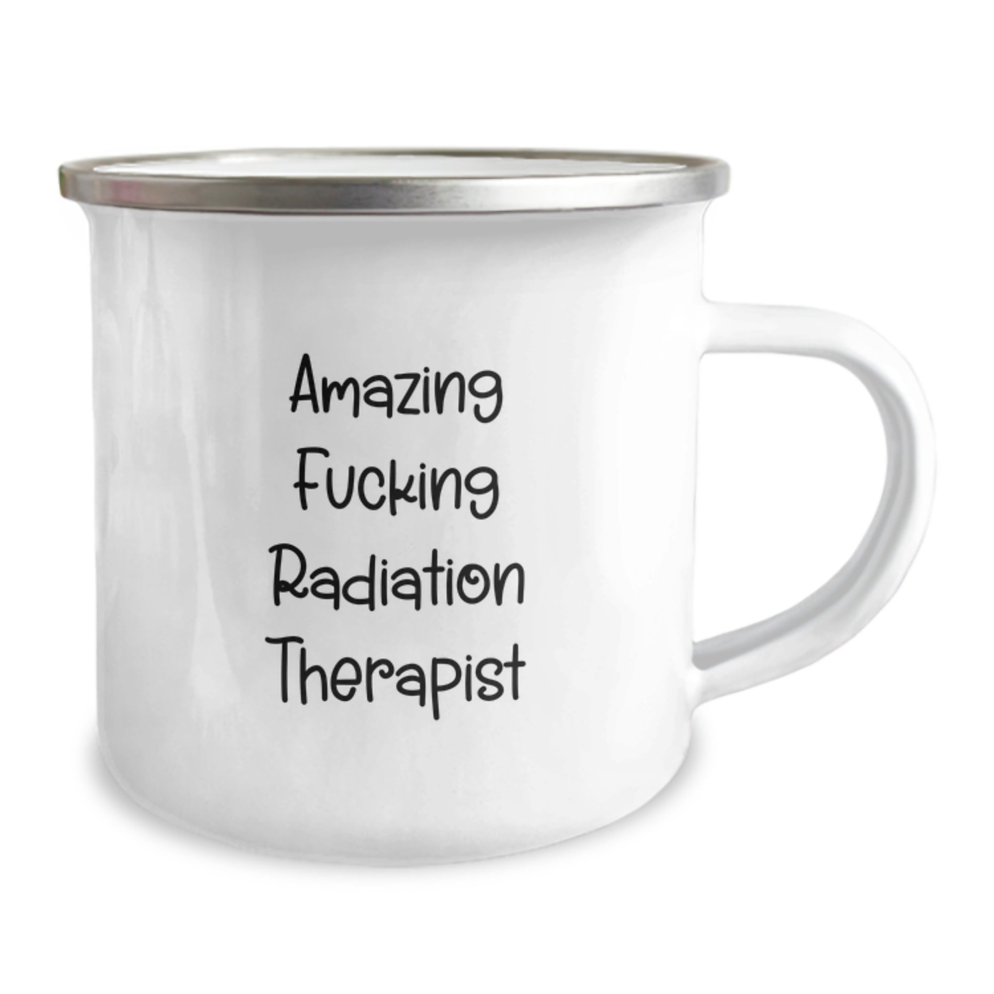 Funny Radiation Therapist Gifts from Friends - Amazing F--king Radiation Therapist Camping Mug for Birthday - Gifts for Radiation Therapist Men, Radiation Therapist Women, or Coworkers - Image 2