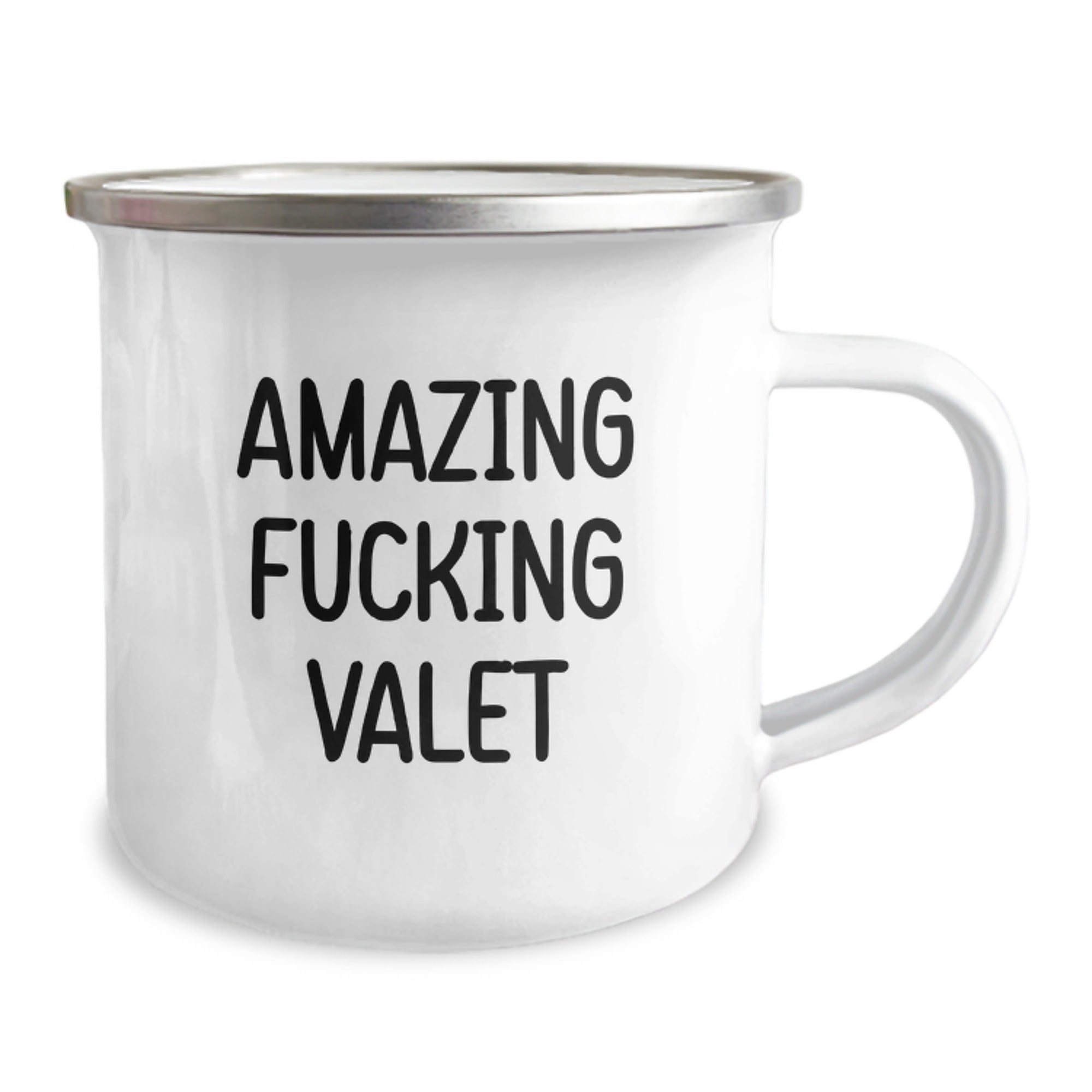 Funny Valet Gifts - Amazing F--king Valet Quote Camping Mug for Birthday - Gifts from Friends for Valet, Men, Women, Family - Unique and Humorous Valet Lover Present - Image 2