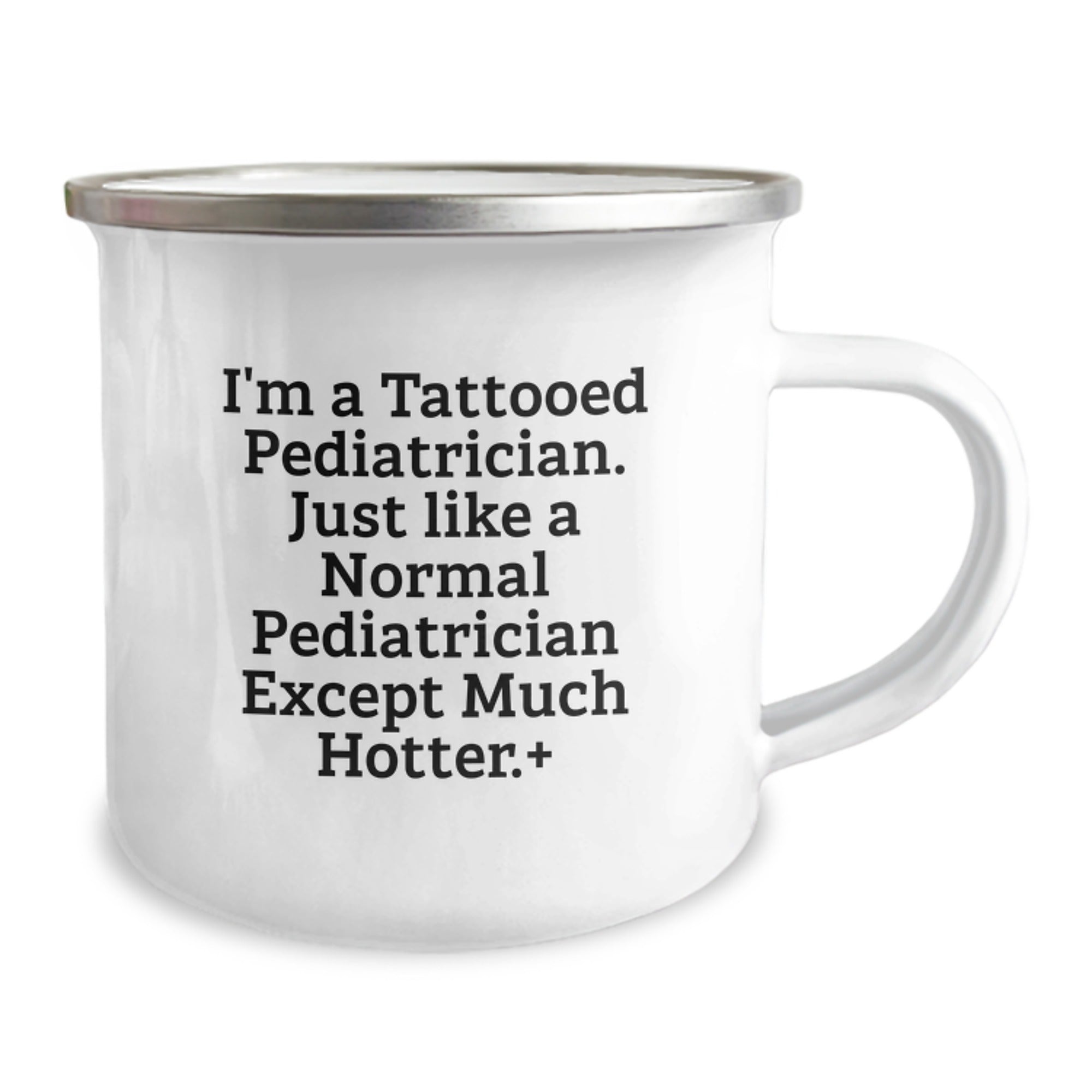 Funny Tattooed Pediatrician Birthday Unique Gifts from Friends to Pediatrician, Unique Camping Mug for Men, Women, and Family - Image 2