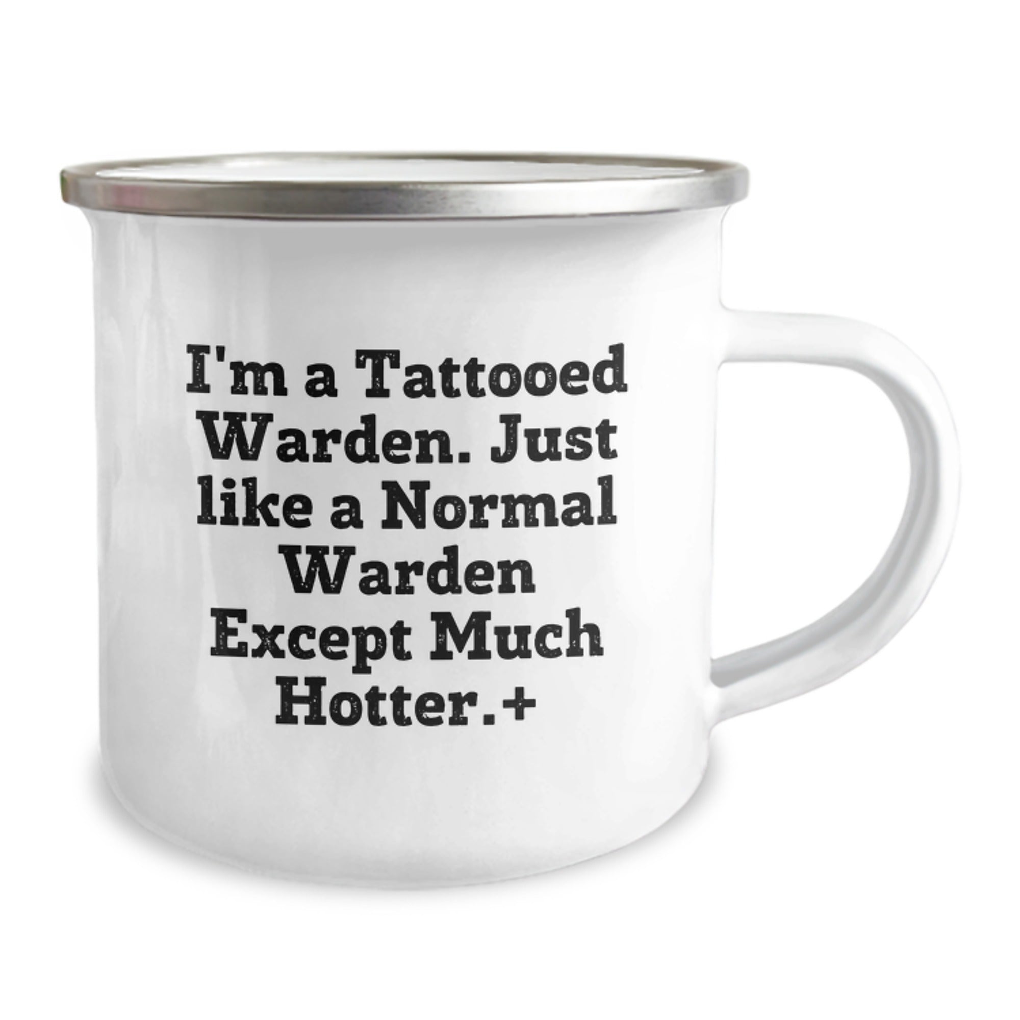 Warden Gifts, Funny Quote Camping Mug, Birthday Unique Presents from Friends to Family, 12 oz Stainless Steel - Image 2