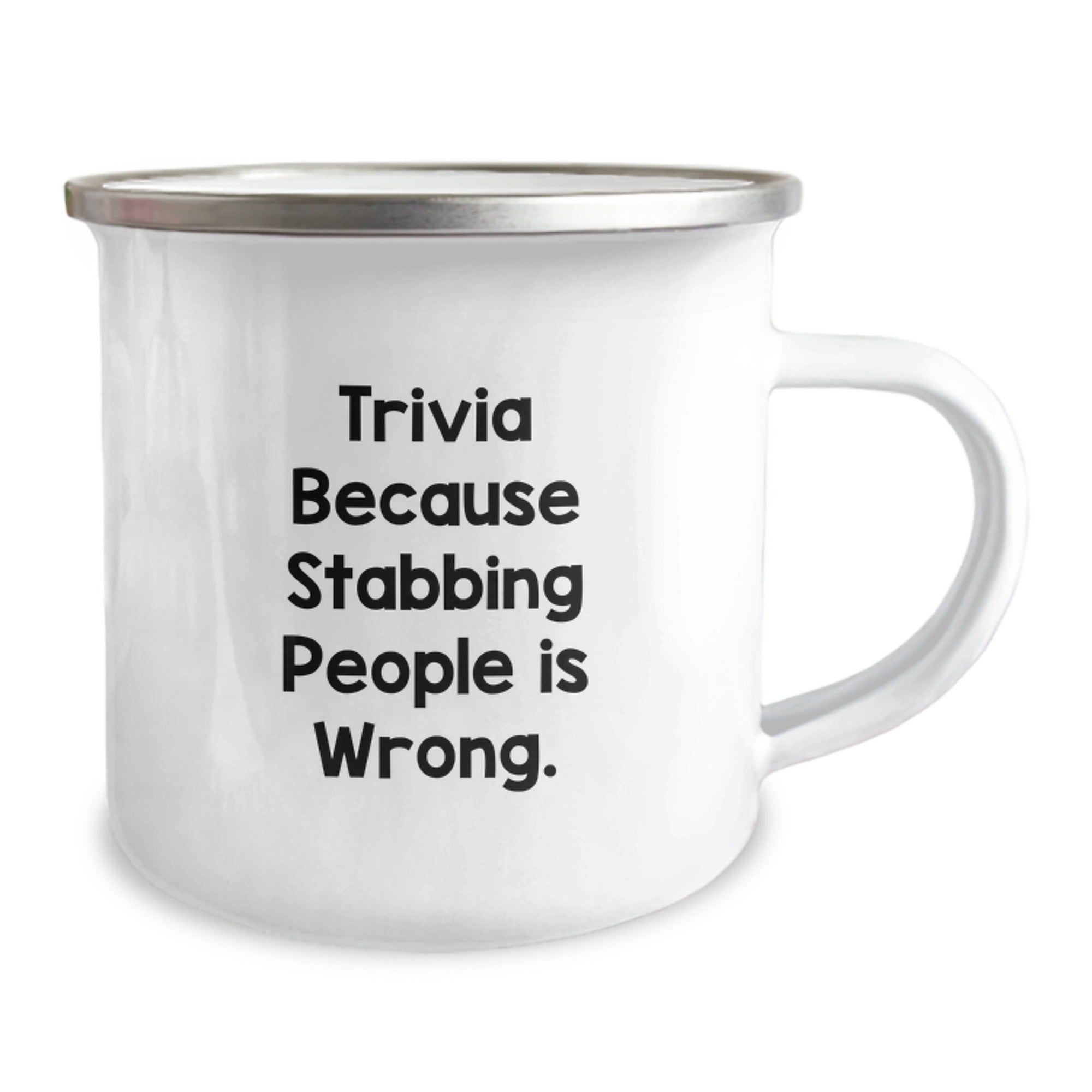 Trivia Lovers Funny Camping Mugs Gifts from Friends for Trivia Enthusiasts Birthday Unique Gifts - Image 2