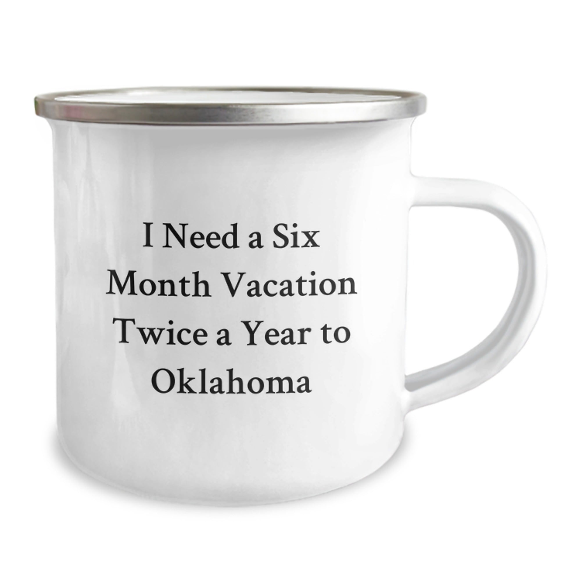 Oklahoma Camping Adventures, Funny Gift for Friends, Christmas Unique Gifts from Friends, Oklahoma Enthusiasts Need a Vacation Mug - Image 2