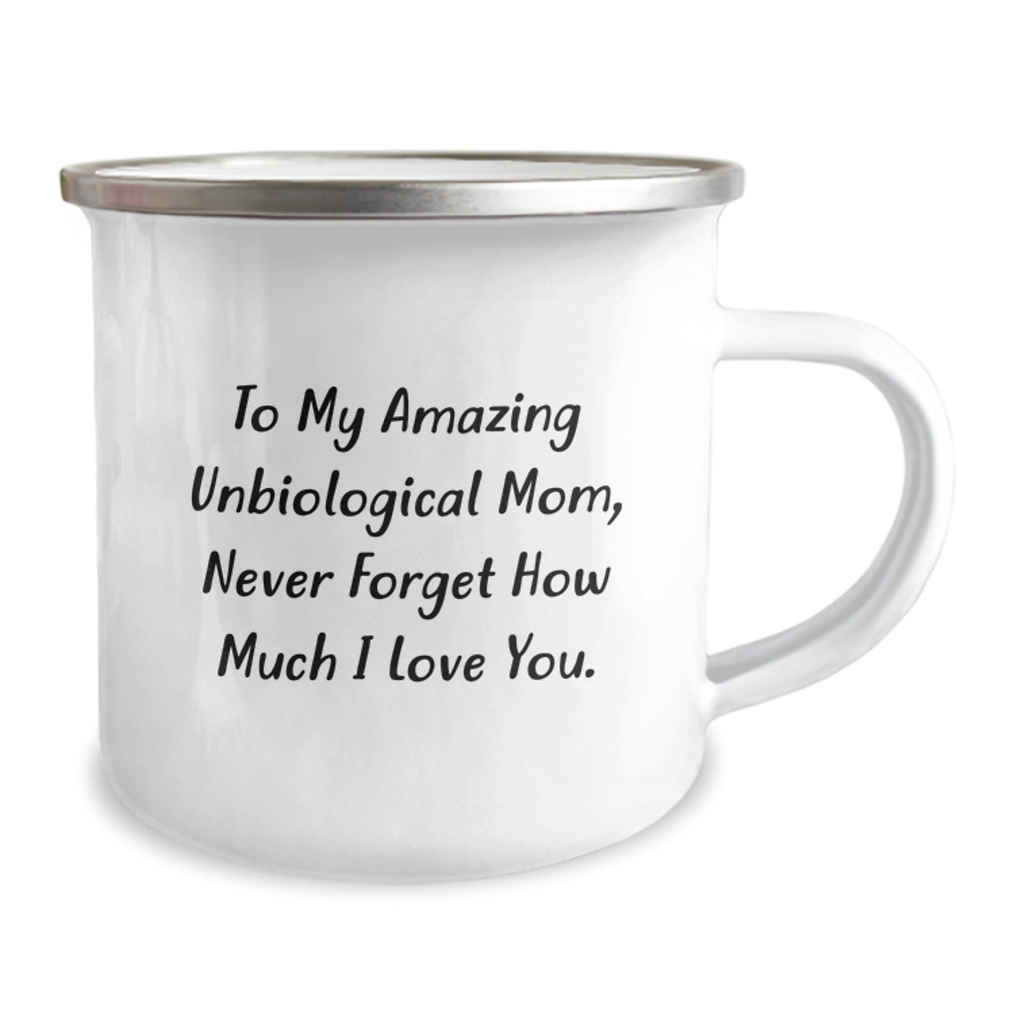 Unbiological Mom Gift, To My Amazing Unbiological Mom, Funny Quote, Camping Mug, Birthday Unique Gifts from Dad - Image 2