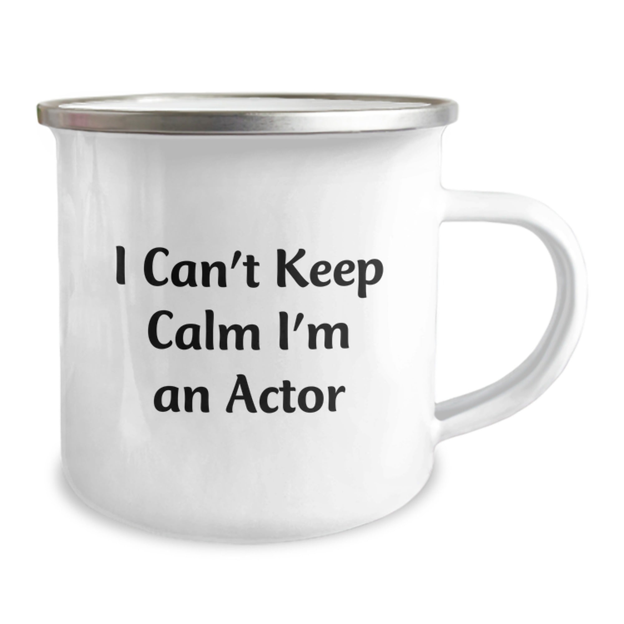 Funny Actor Gifts from Friends for Men An Actor Camping Mug - I Can't Keep Calm I'm An Actor - Image 2