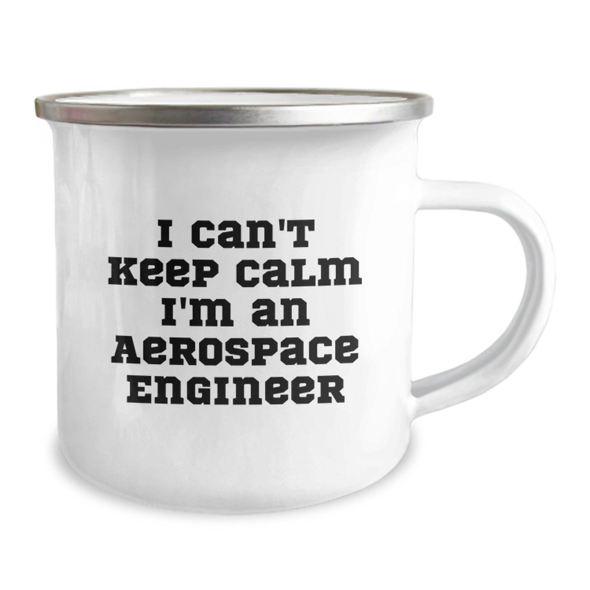 Aerospace Engineer Birthday Unique Gifts: Funny Camping Mug for Men, Women, or Friends 'I Can't Keep Calm I'm An Aerospace Engineer' from Family - Image 2