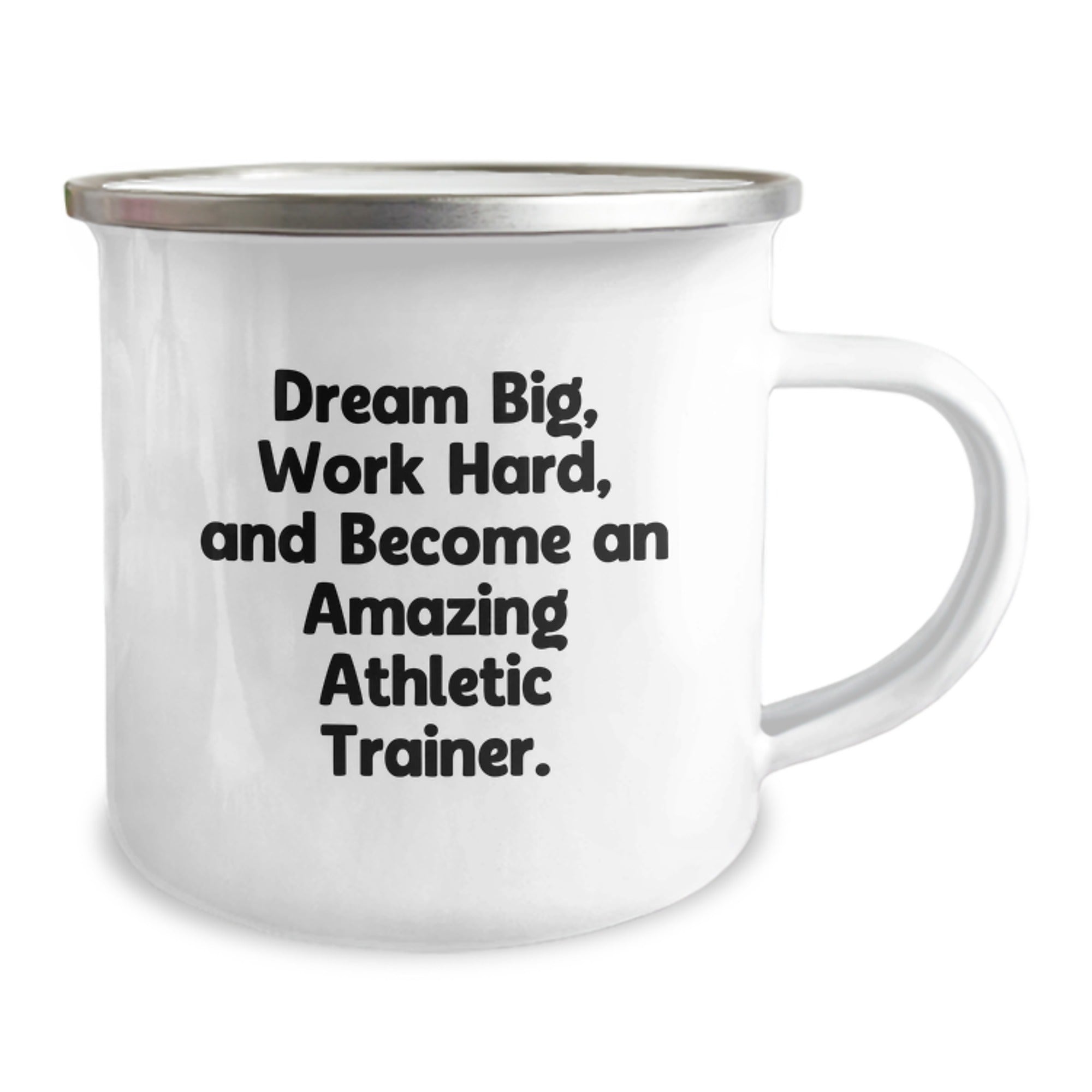 Gifts from Family for Amazing Athletic Trainer Christmas Unique Gifts - Funny Quote on 12 oz Stainless Steel Camping Mug - Image 2