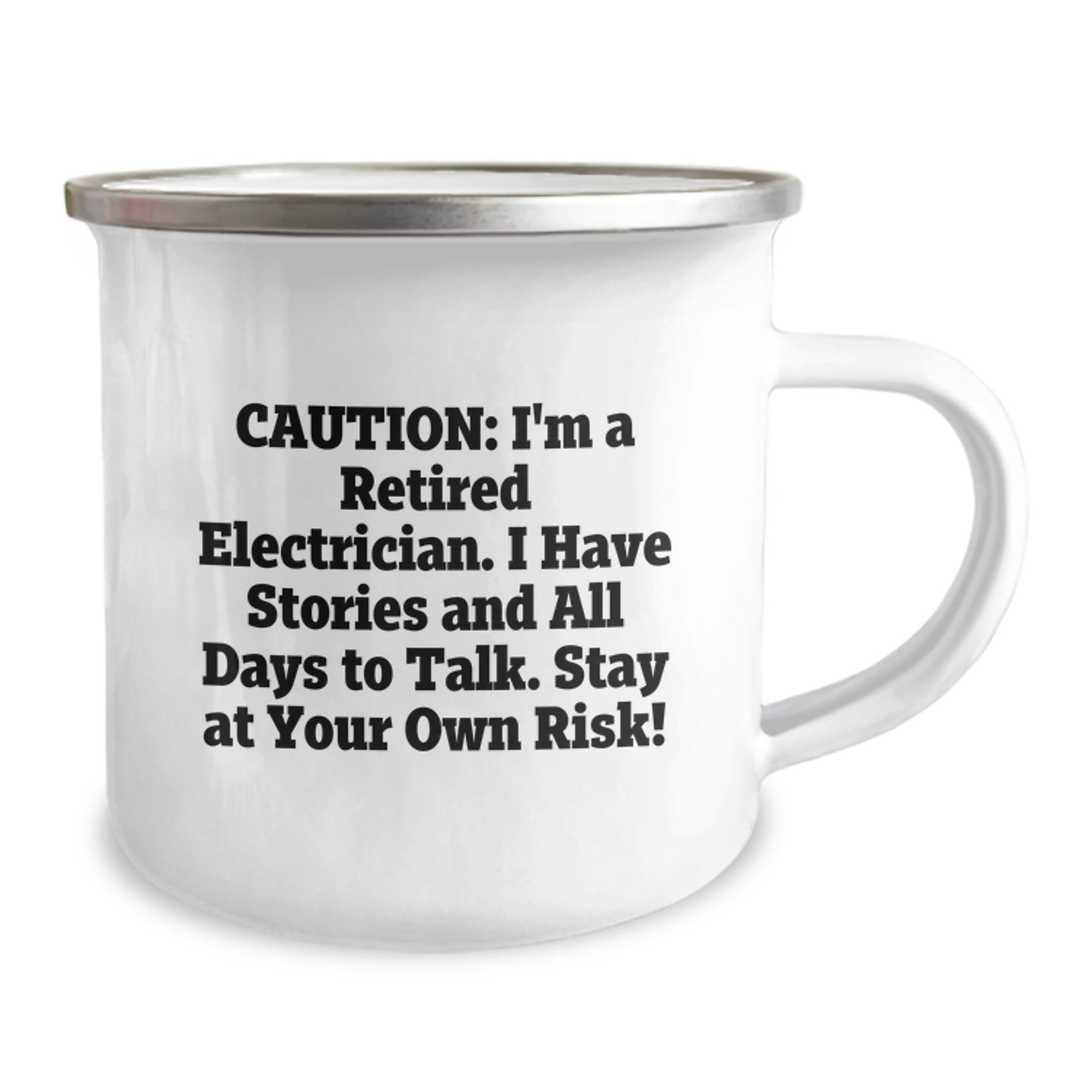 Electrician Humor Gifts from Friends for Electrician, Funny Camping Mug - Birthday Unique Gifts for Men, Gifts from Coworkers to Family - Image 2