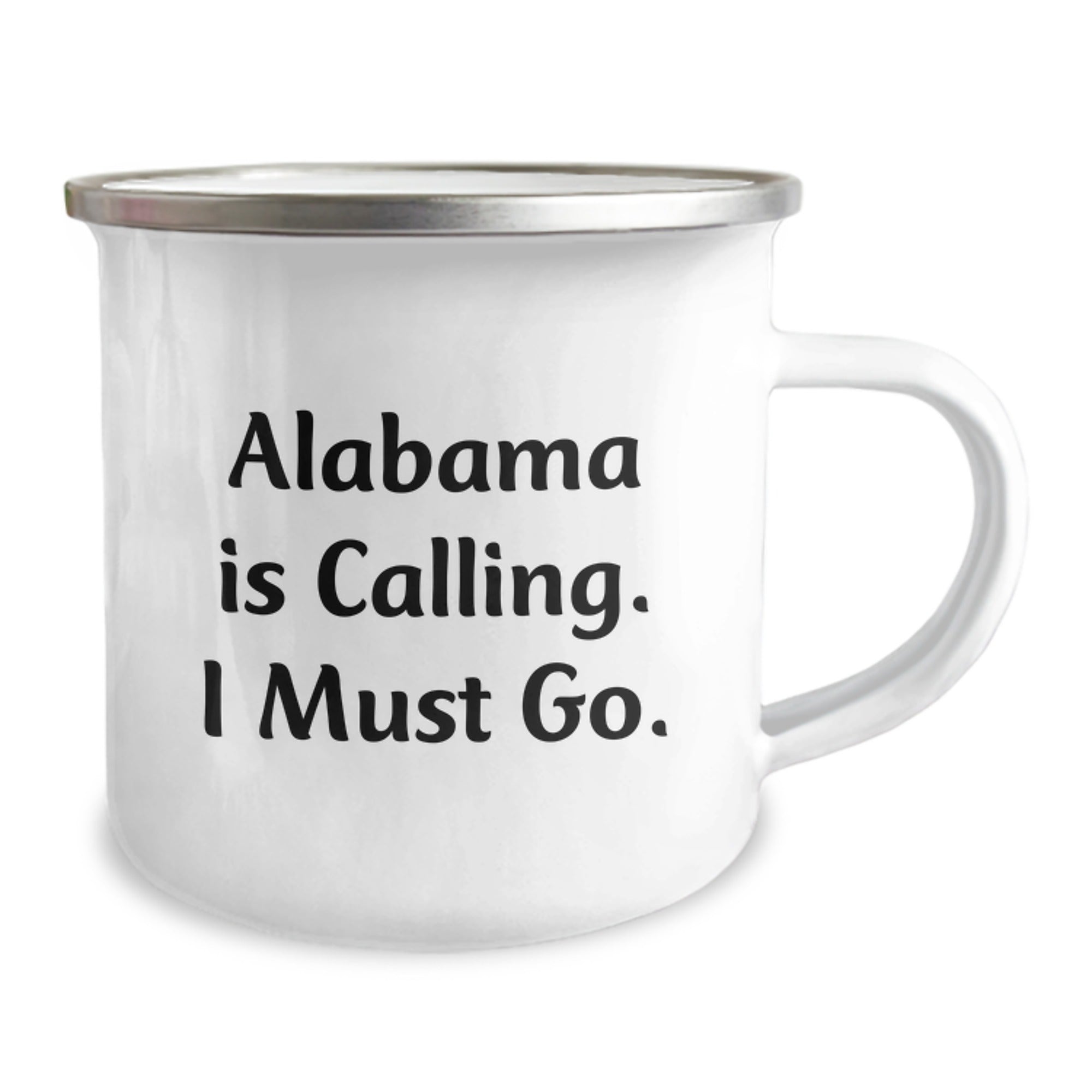 Alabama Camping Mug, Funny Quote 'Alabama Is Calling. I Must Go.' - Unique Birthday Unique Gifts from Friends, Perfect for Alabama Enthusiasts - Image 2