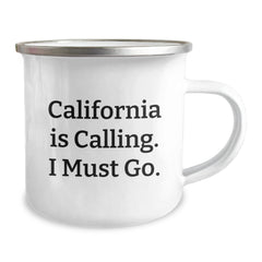 California Calling Gifts from Men to California Lovers - Funny Camping Mug for Birthday - Image 2
