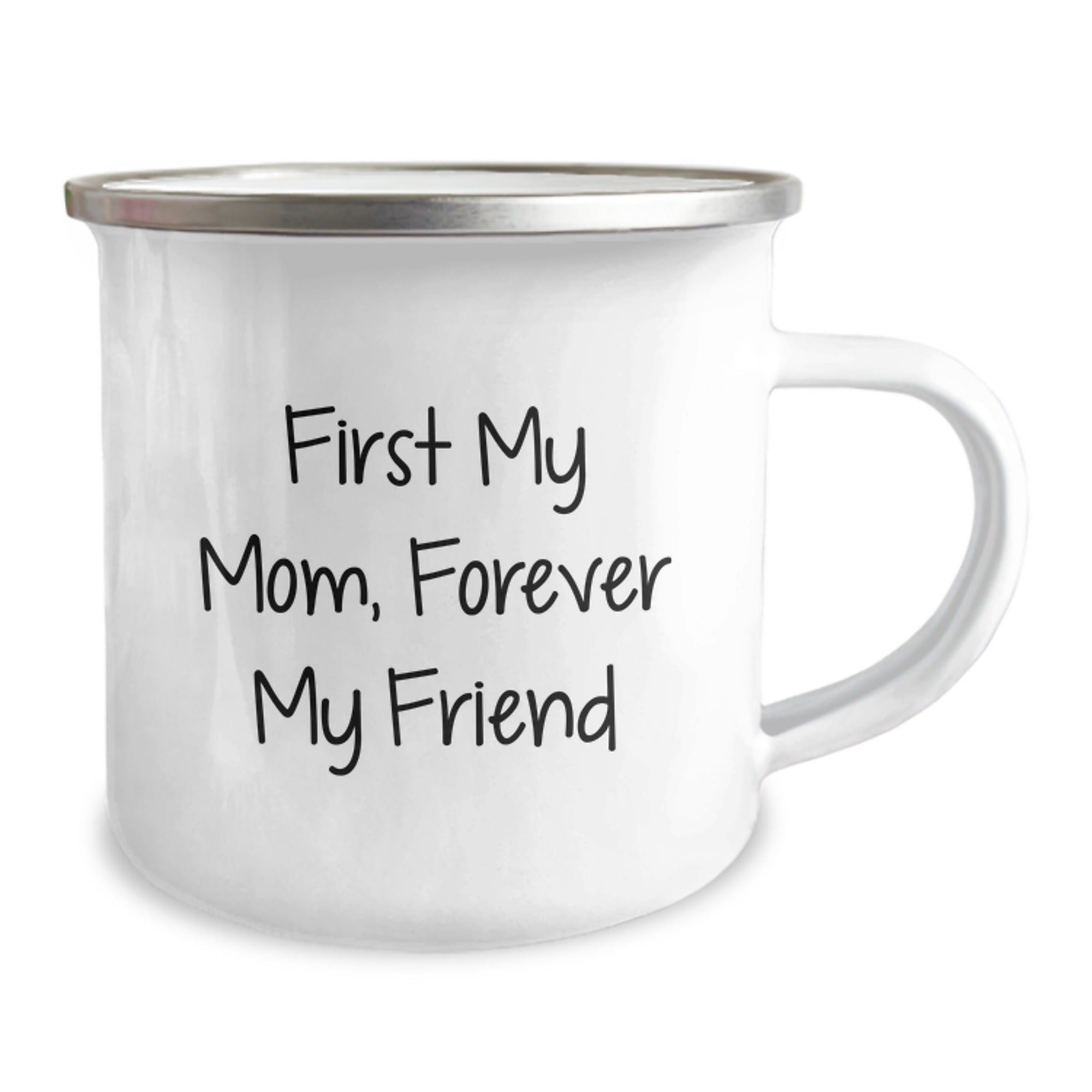 Funny Mom Gifts from Men - First My Mom, Forever My Friend Camping Mug, Christmas Unique Gifts for Mom - Image 2