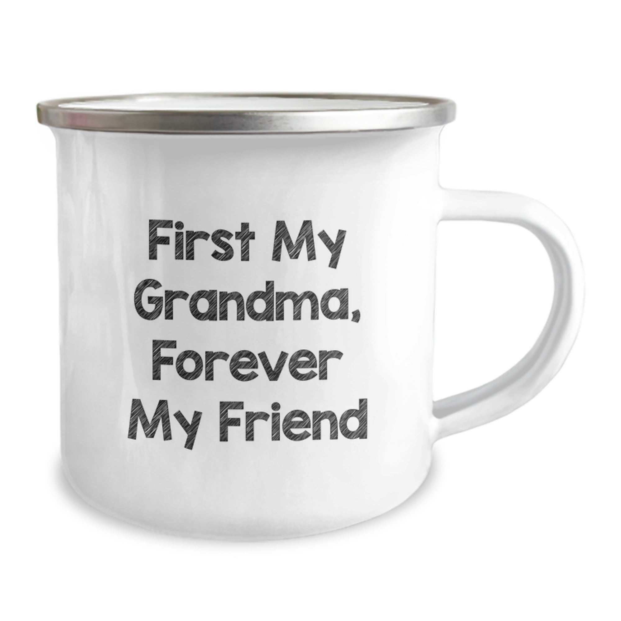 Funny Grandma Gifts, Camping Mugs for Grandma, 'First My Grandma, Forever My Friend' Christmas Gag Gifts from Family to Grandma - Image 2