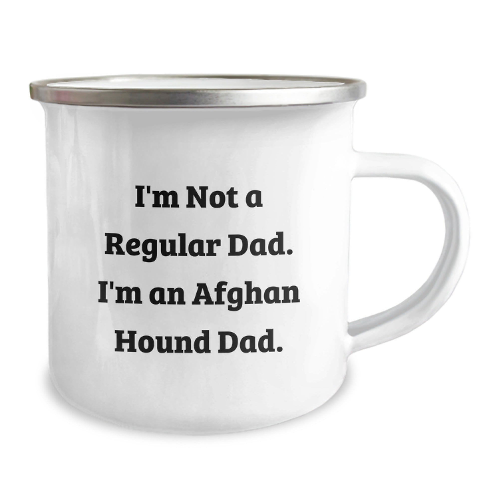 Funny Afghan Hound Dog Gifts, Afghan Hound Dad Camping Mug, Birthday Presents for Men, Gifts from Dad, Perfect Unique Birthday Unique Gifts - Image 2