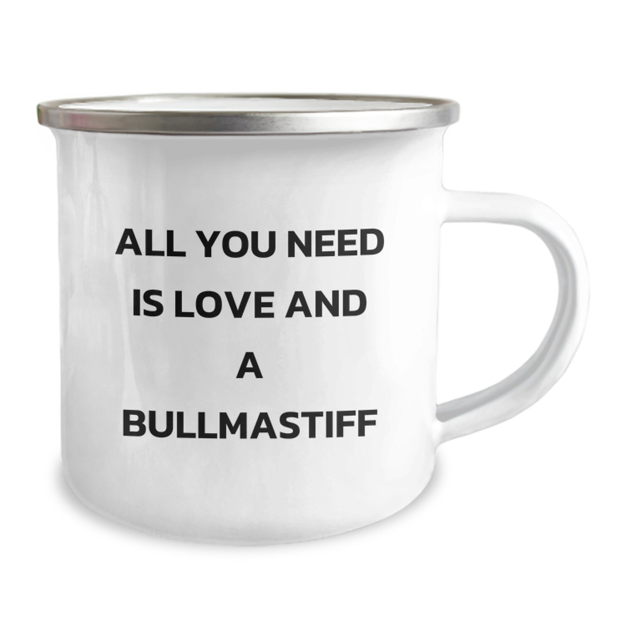 Bullmastiff Dog Lover Gifts from Friends and Family - Unique Birthday Unique Gifts for Men and Women, Camping Mug with Inspirational Quote All You Need Is Love And A Bullmastiff - Image 2